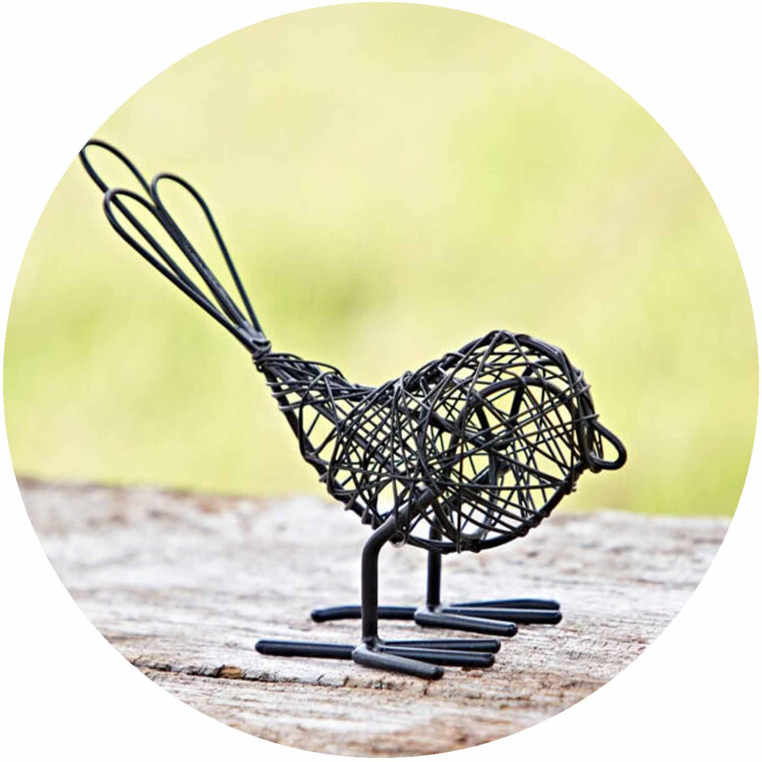 (PH) Mini Wire Bird Ornament