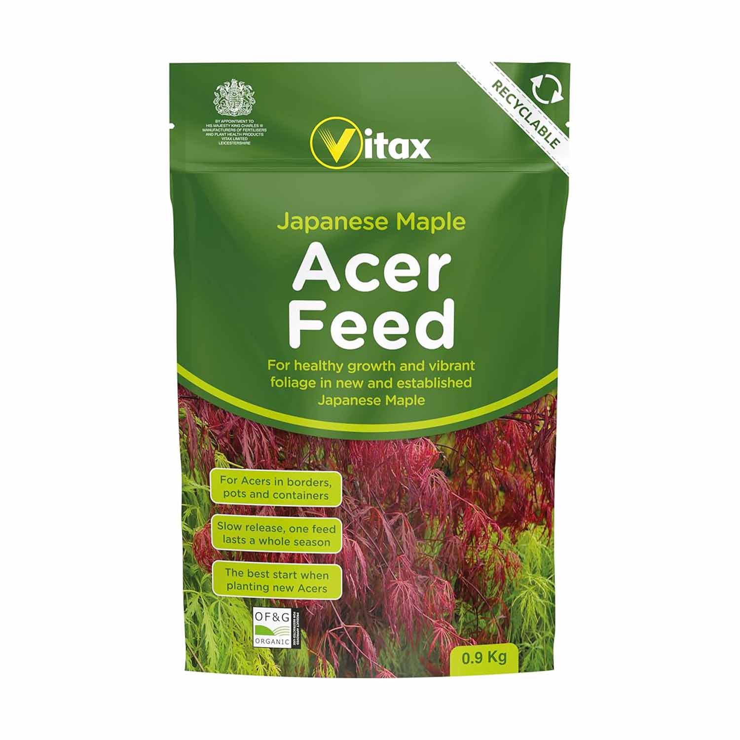 (VX) Acer Japanese Maple Feed Pouch 0.9kg