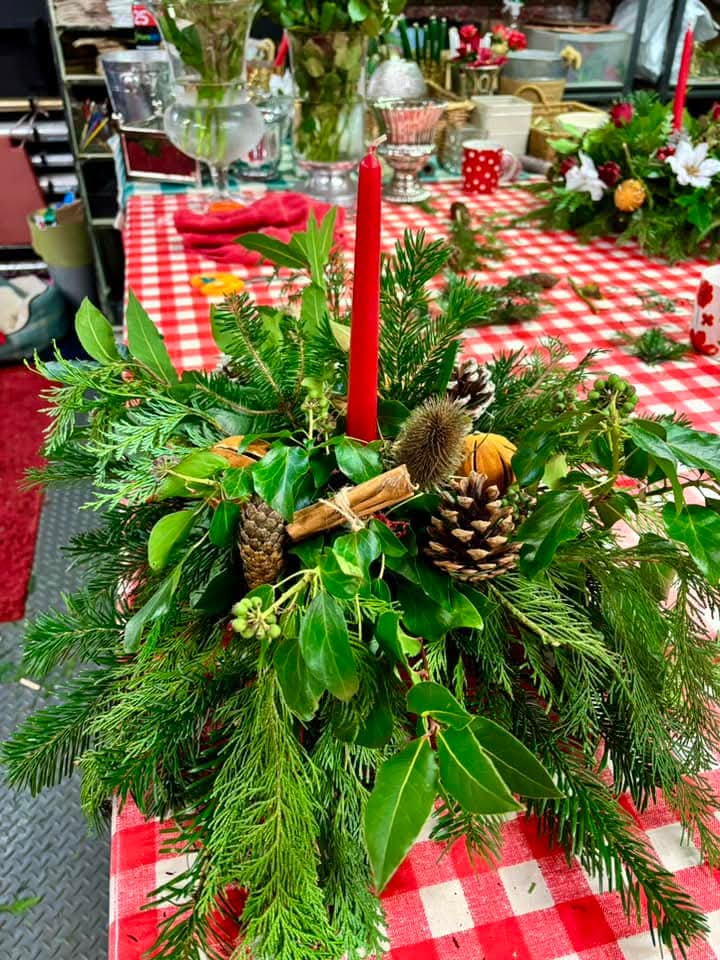 Christmas Table Arrangement Workshop - Sunday 14th December