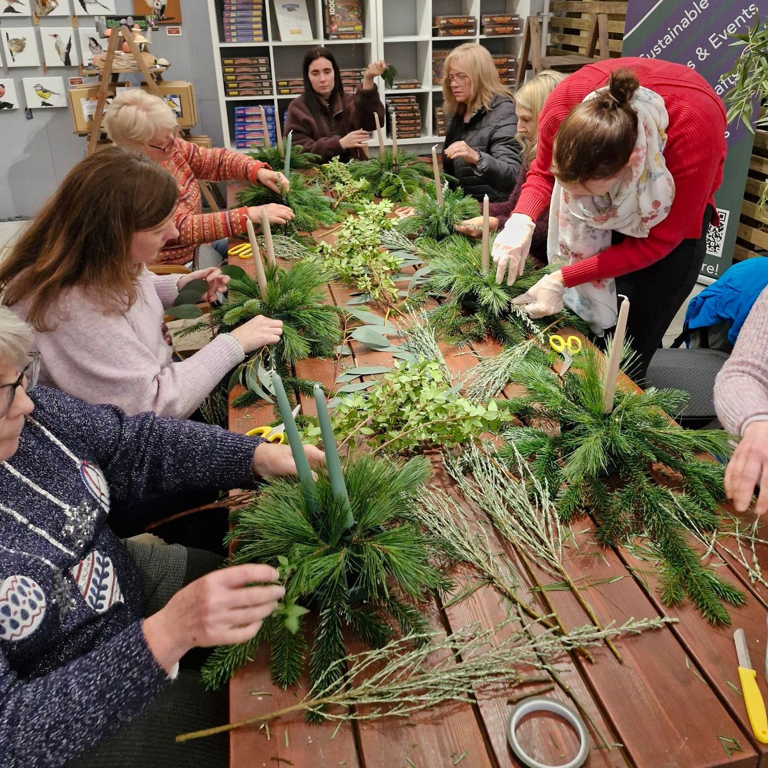 Christmas Table Arrangement Workshop - Sunday 13th December