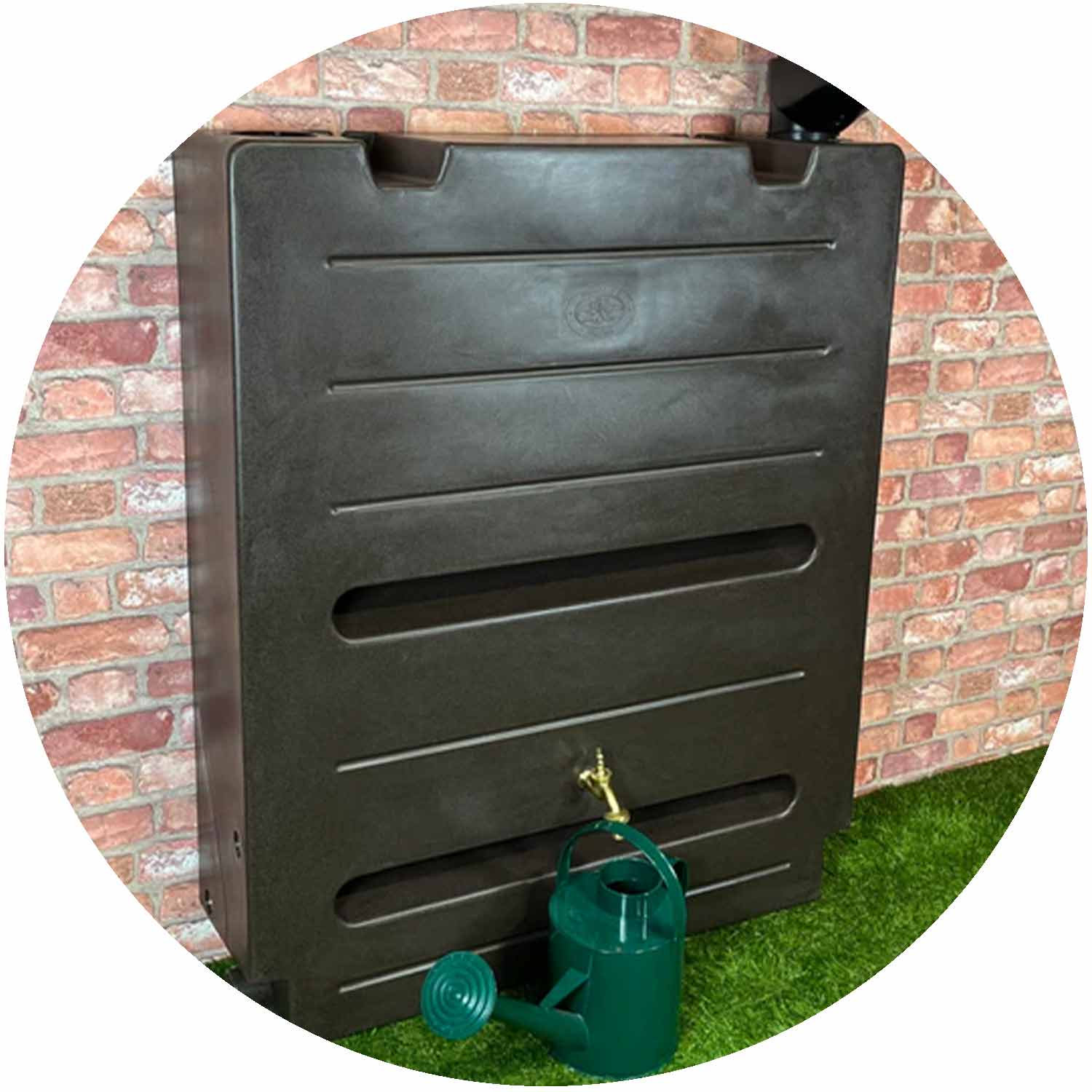 Classic Slim Wall Water Butt Oak 250L