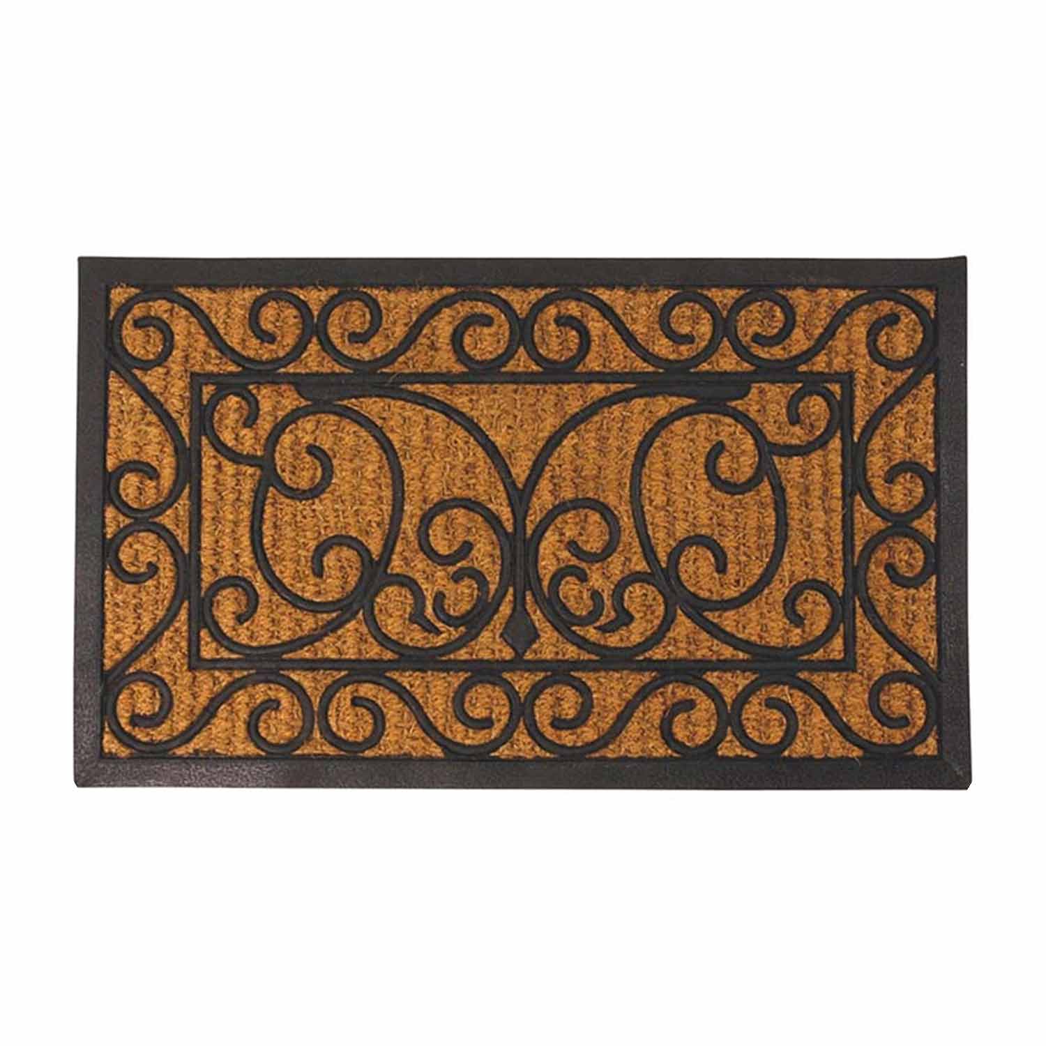 (FF) Rectangle Rubber/Coir Doormat