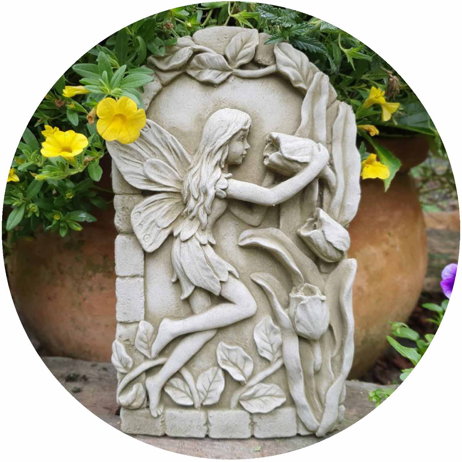 Fairy And Flower Plaque