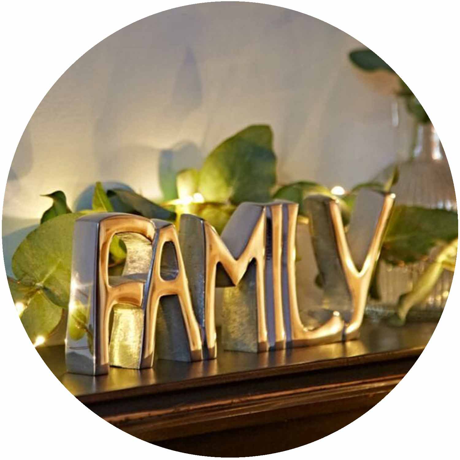 (PH) Stainless Steel FAMILY Sign