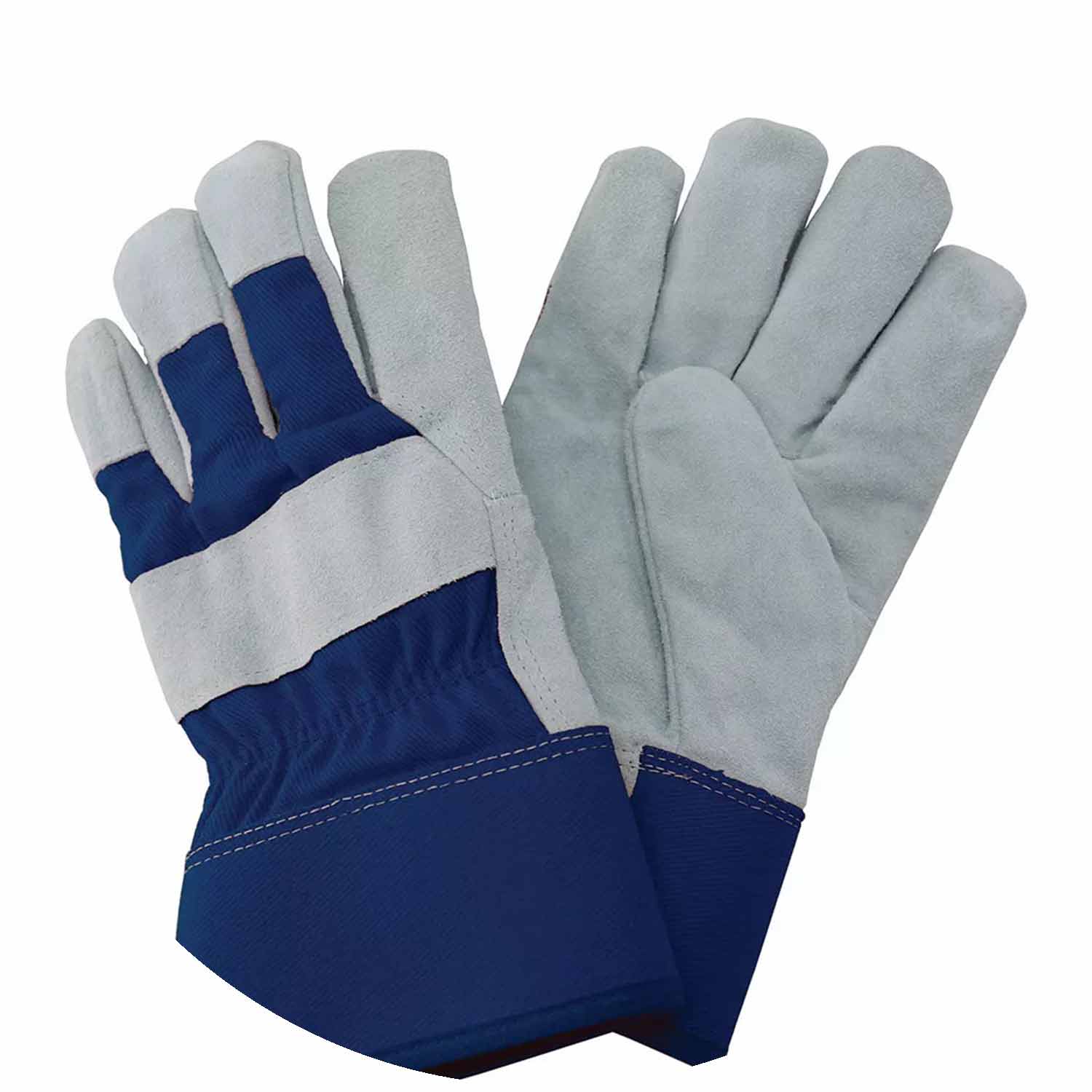 Navy Fleece Lined Rigger Gloves Mens