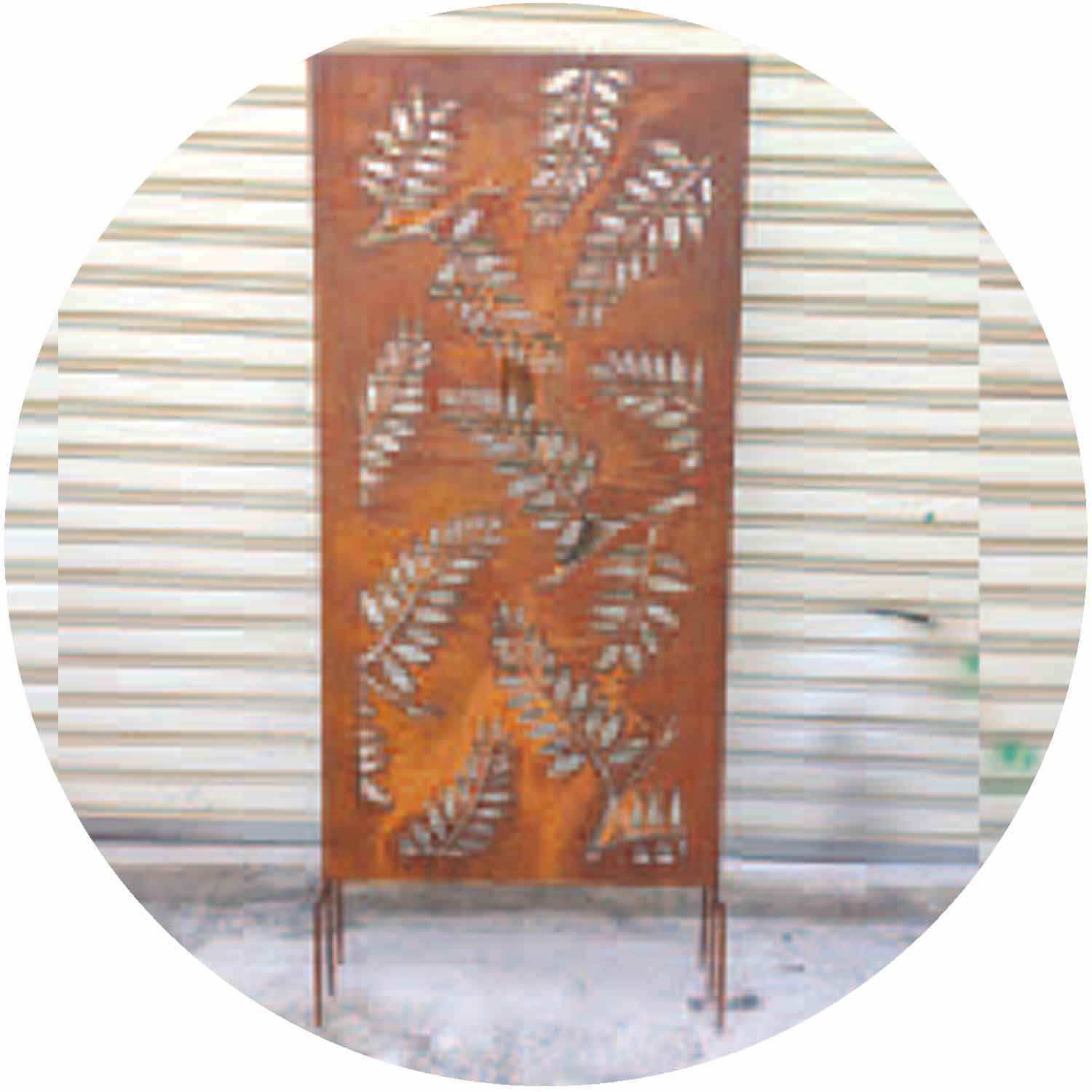 (EC) Garden Panel Leaves 180cm