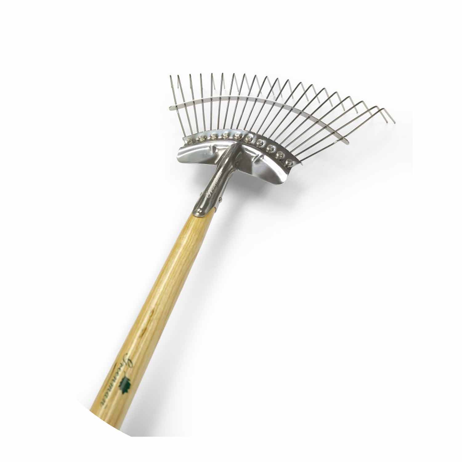 Greenman Ash Stainless Steel Lawn Rake