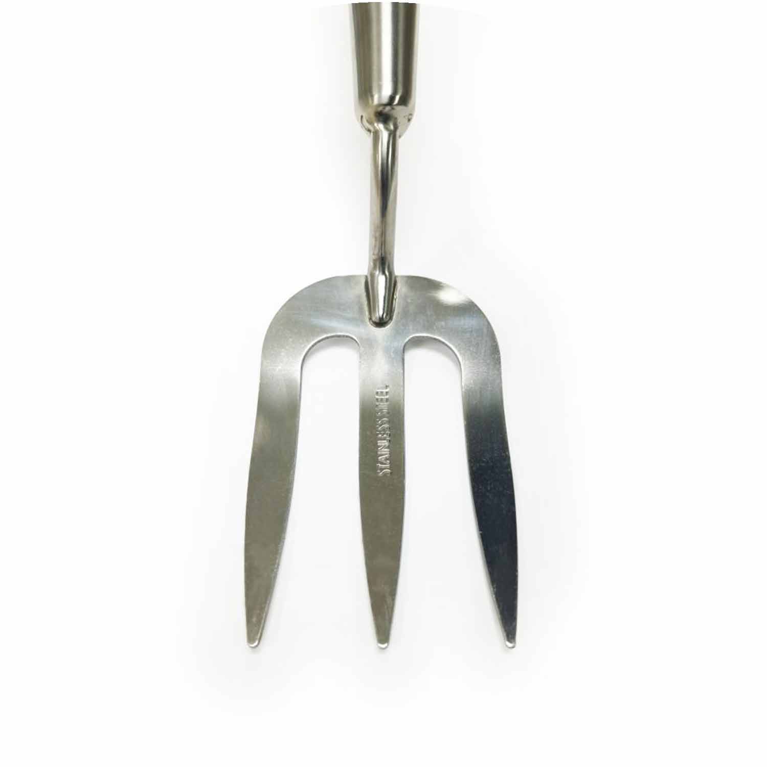 Greenman Mid Handled Stainless Steel Weed Fork