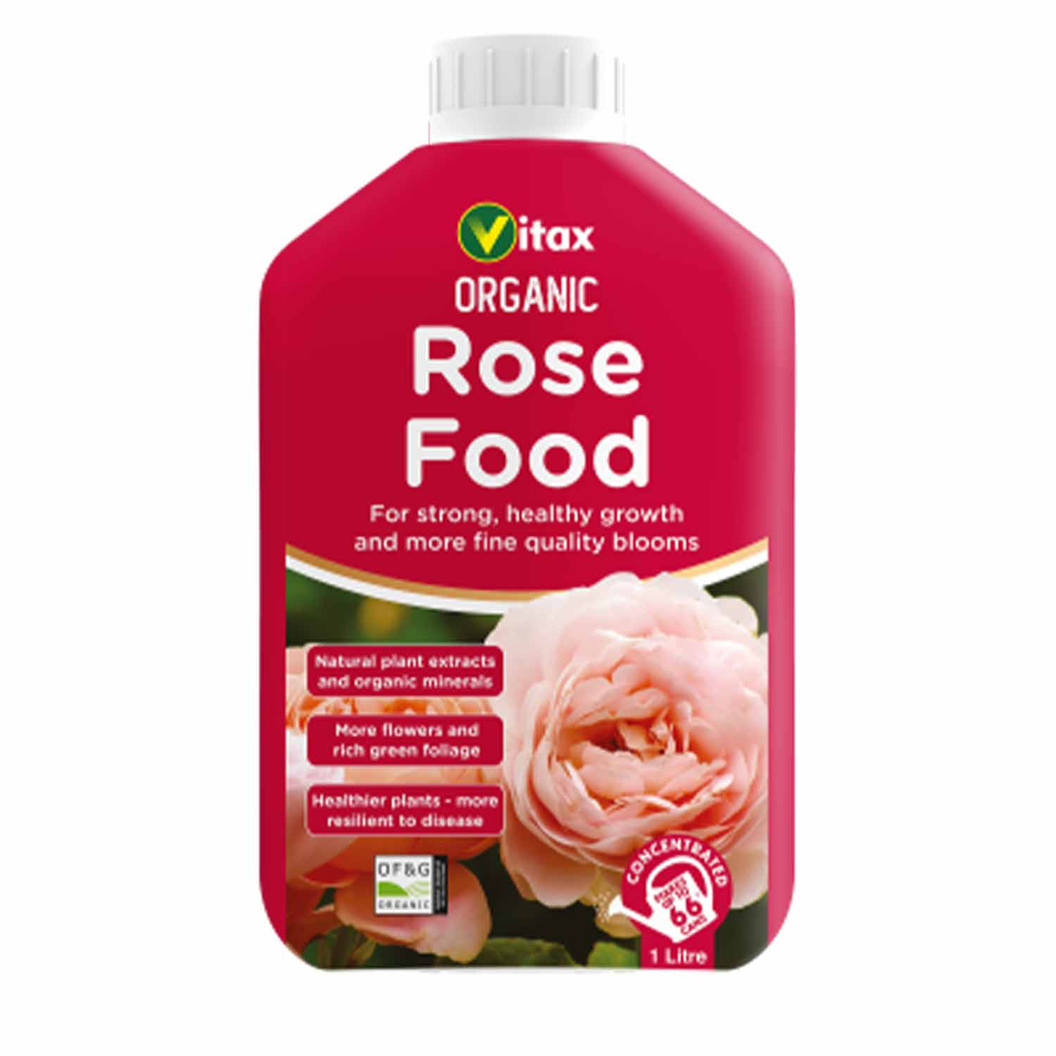 (VX) Organic Liquid Rose Food 1L