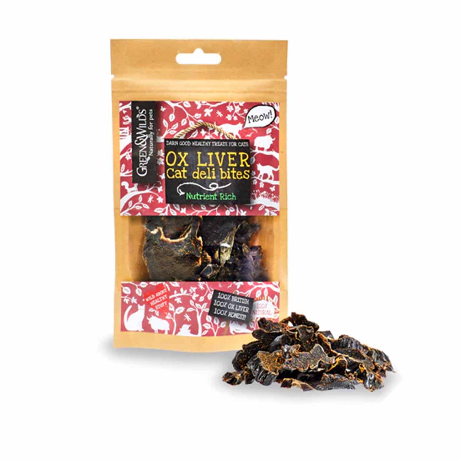 (GW) Ox Liver Deli Bites (Cats) 40g