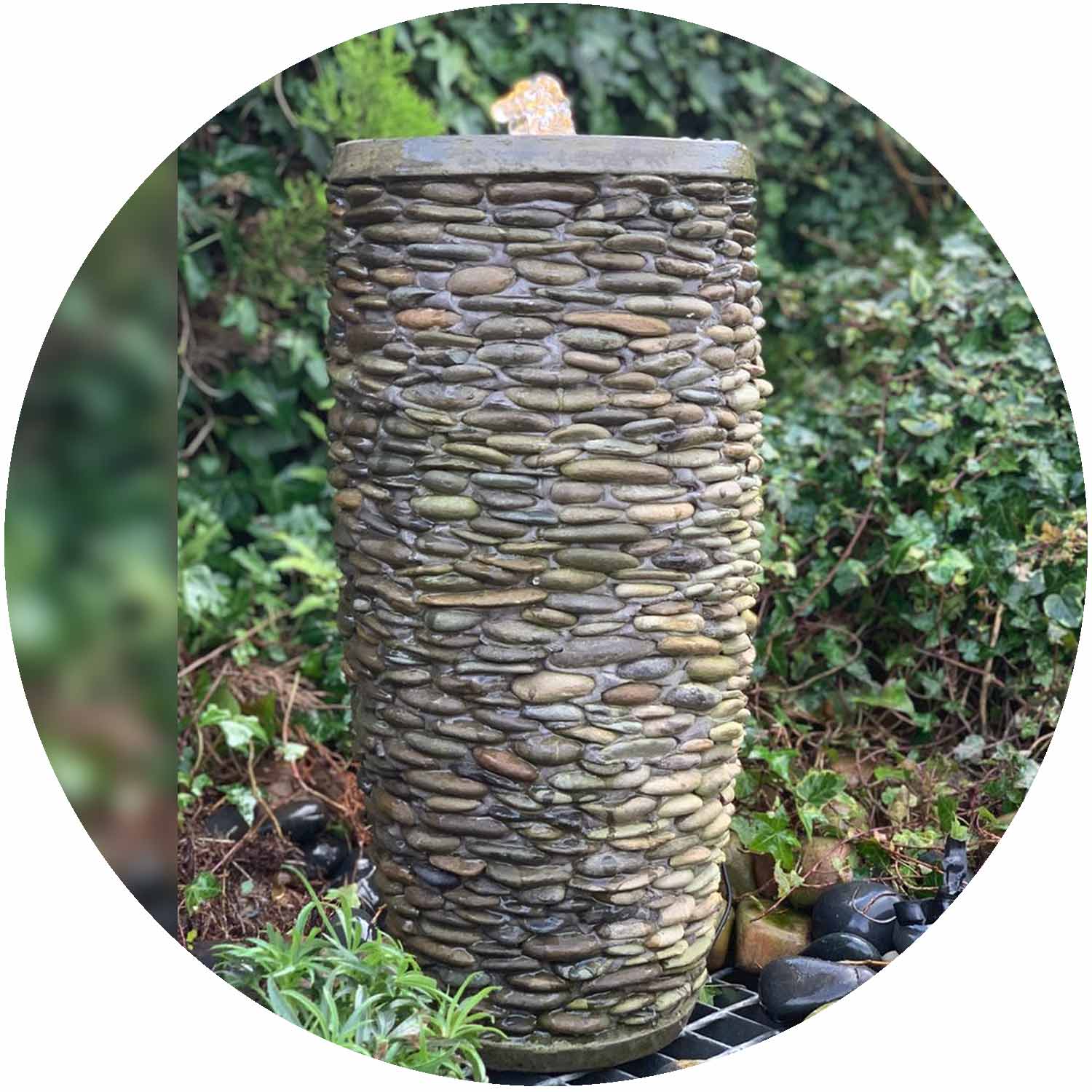 (EC) Natural Pebble Vase 80cm High