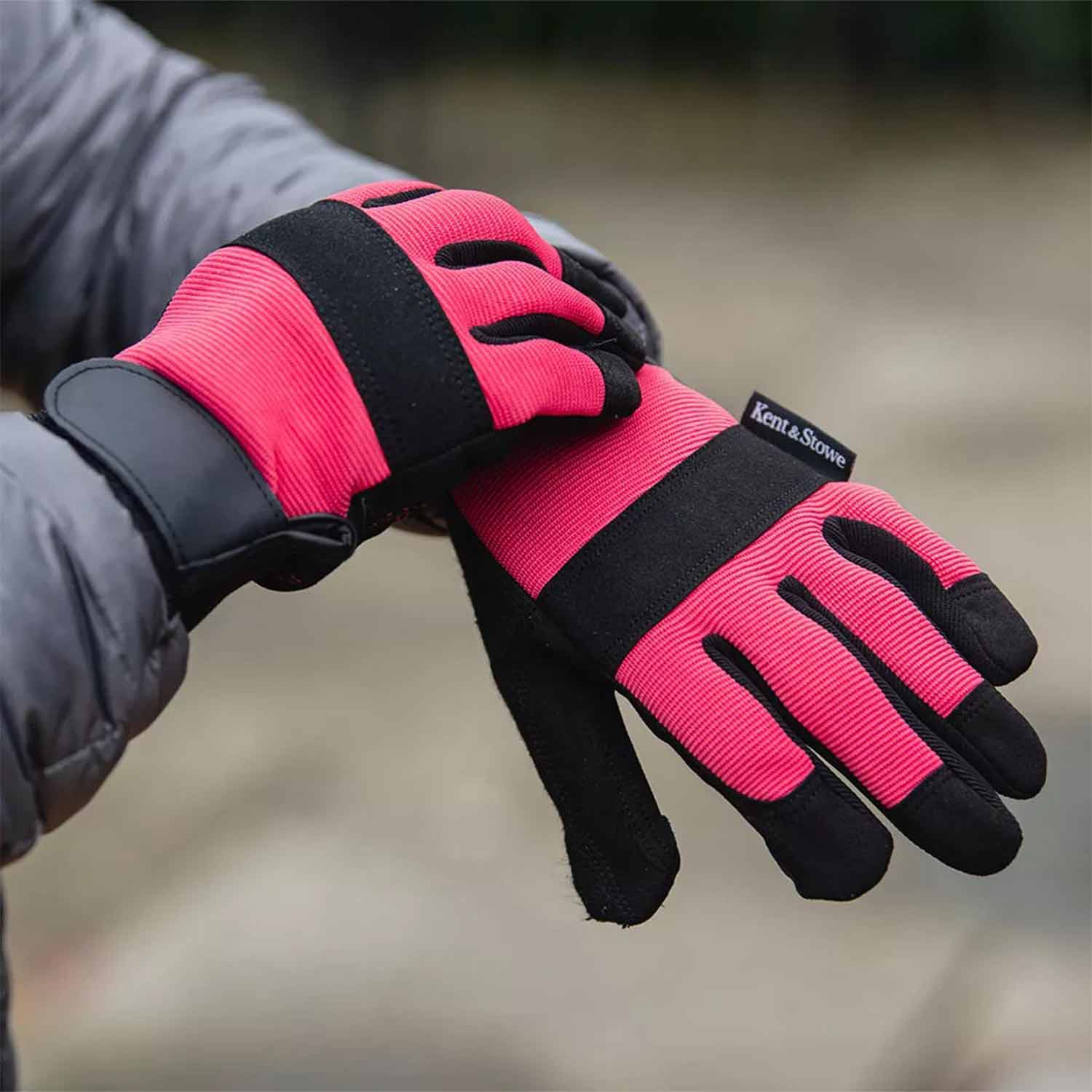 Flex Protection Gloves Pink/Grey Medium