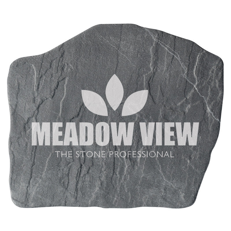 Random Porcelain Graphite Stepping Stone 420x360mm