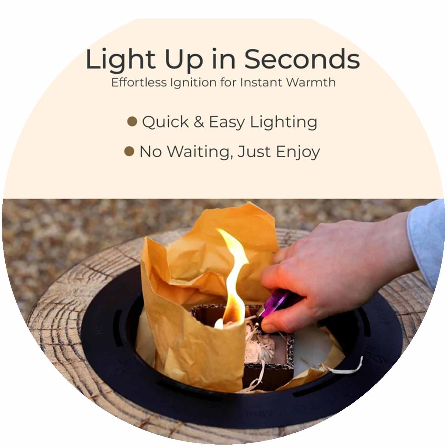 (EF) Eco Fuego 4.5g Natural Wax Refill