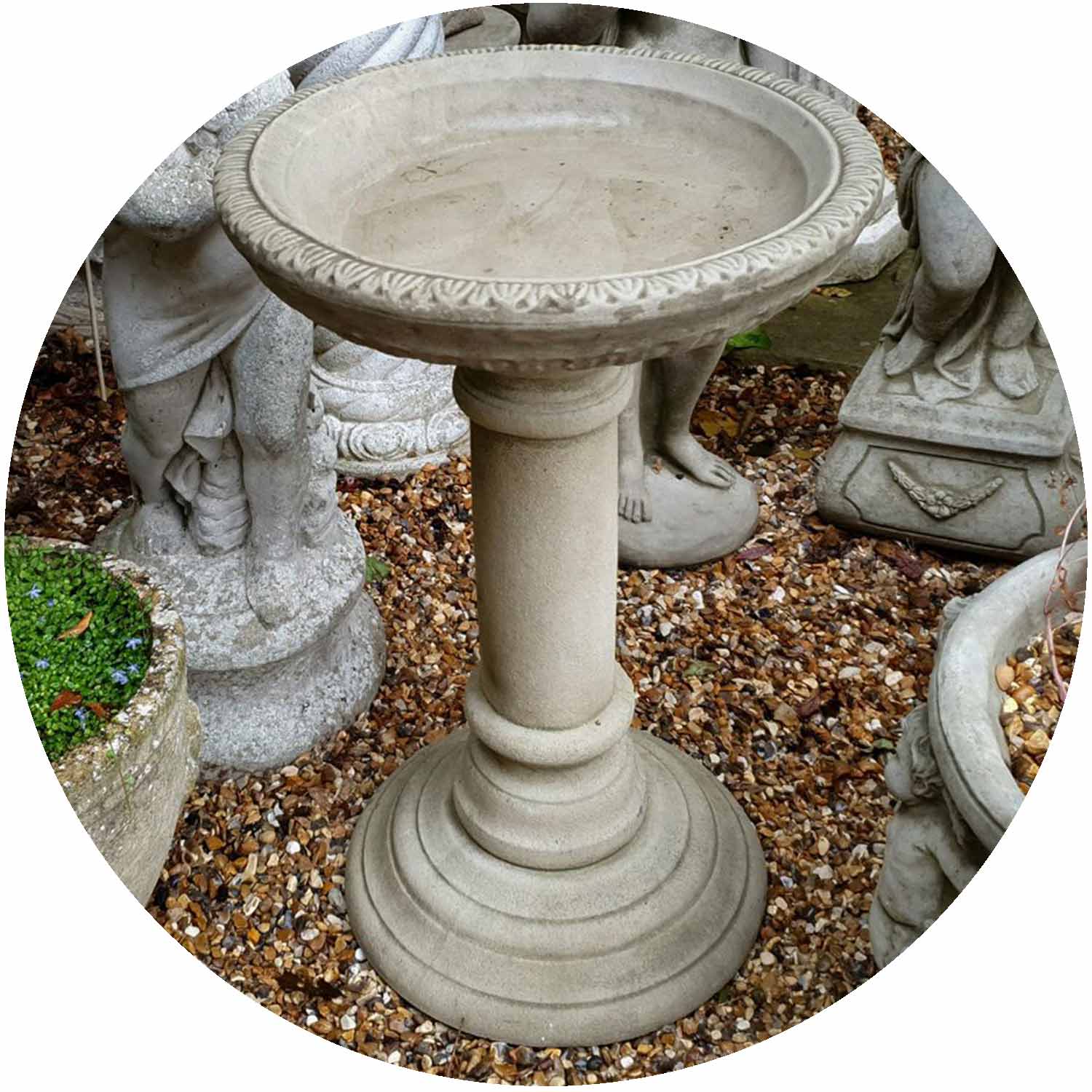 Regency Birdbath