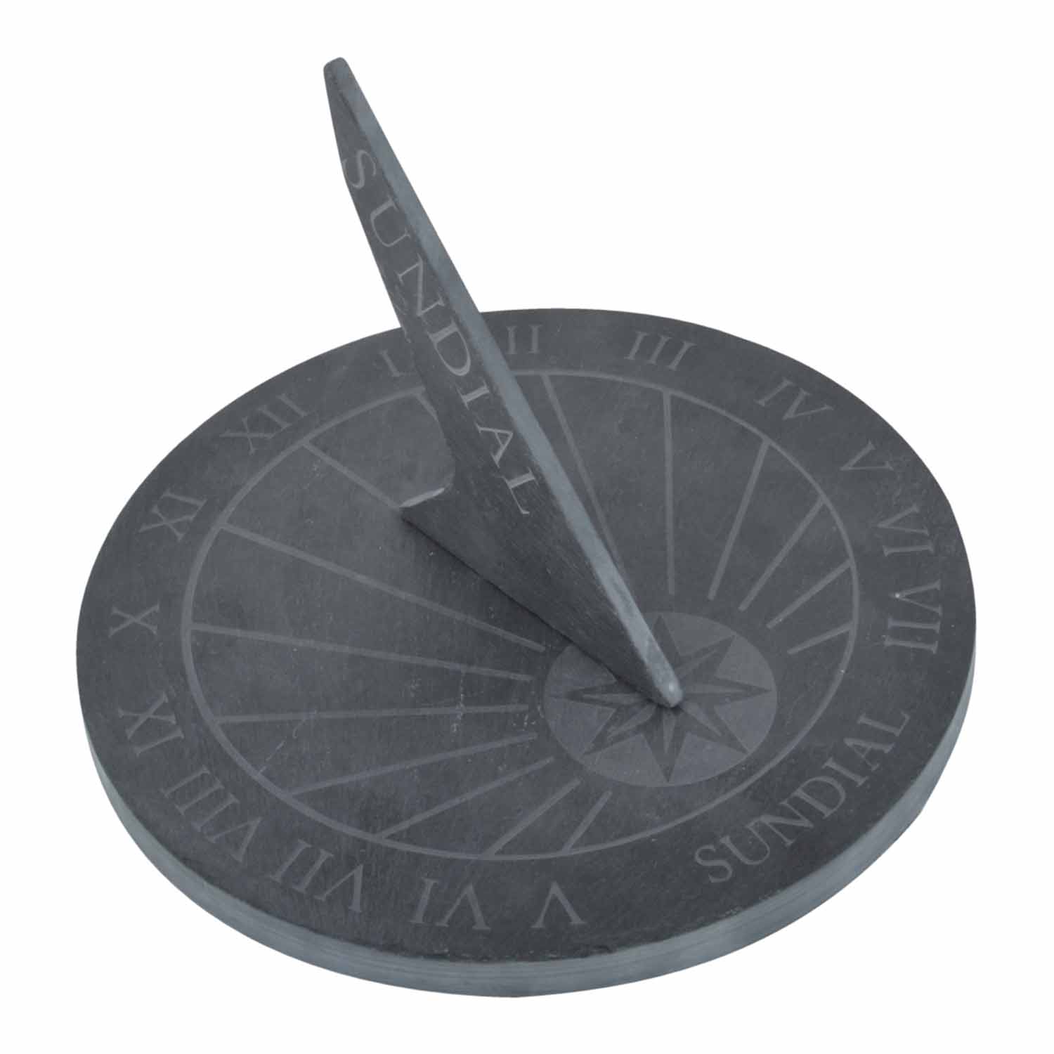 (FF) Round Slate Sundial