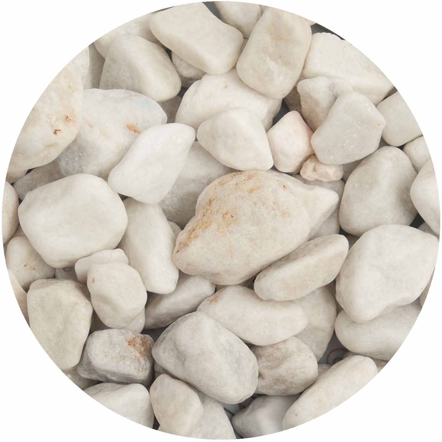 White Pebbles 20-40mm Midi Bag