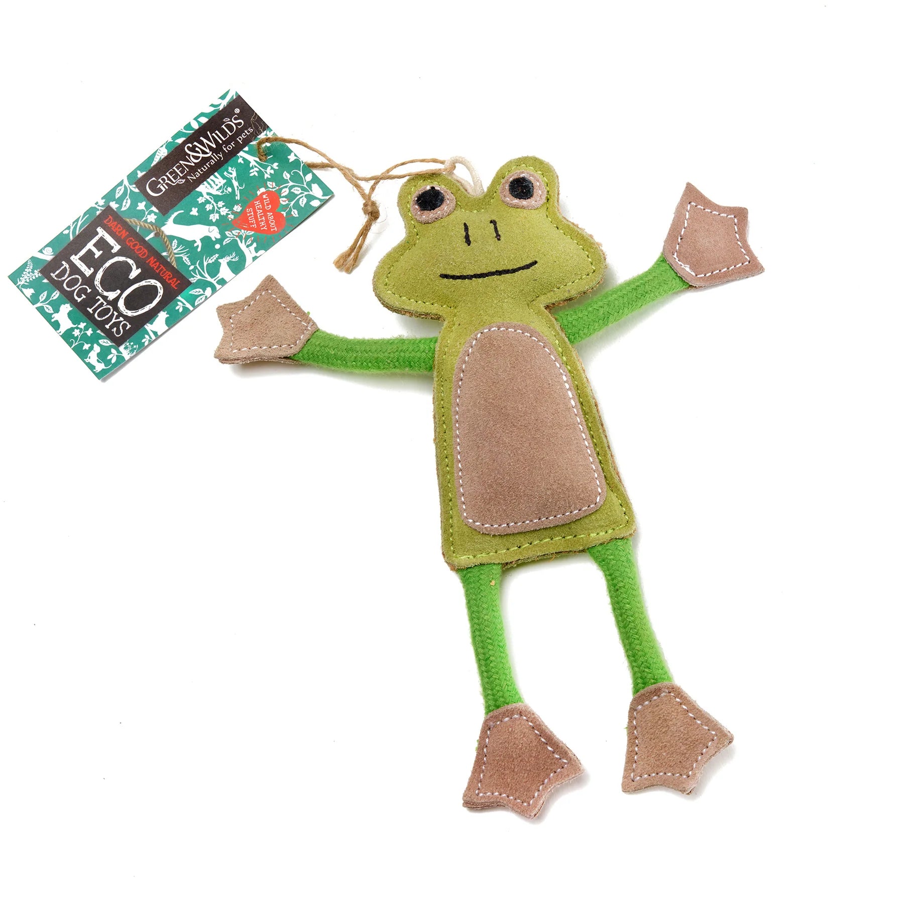 (GW) Francois Le Frog Eco Dog Toy
