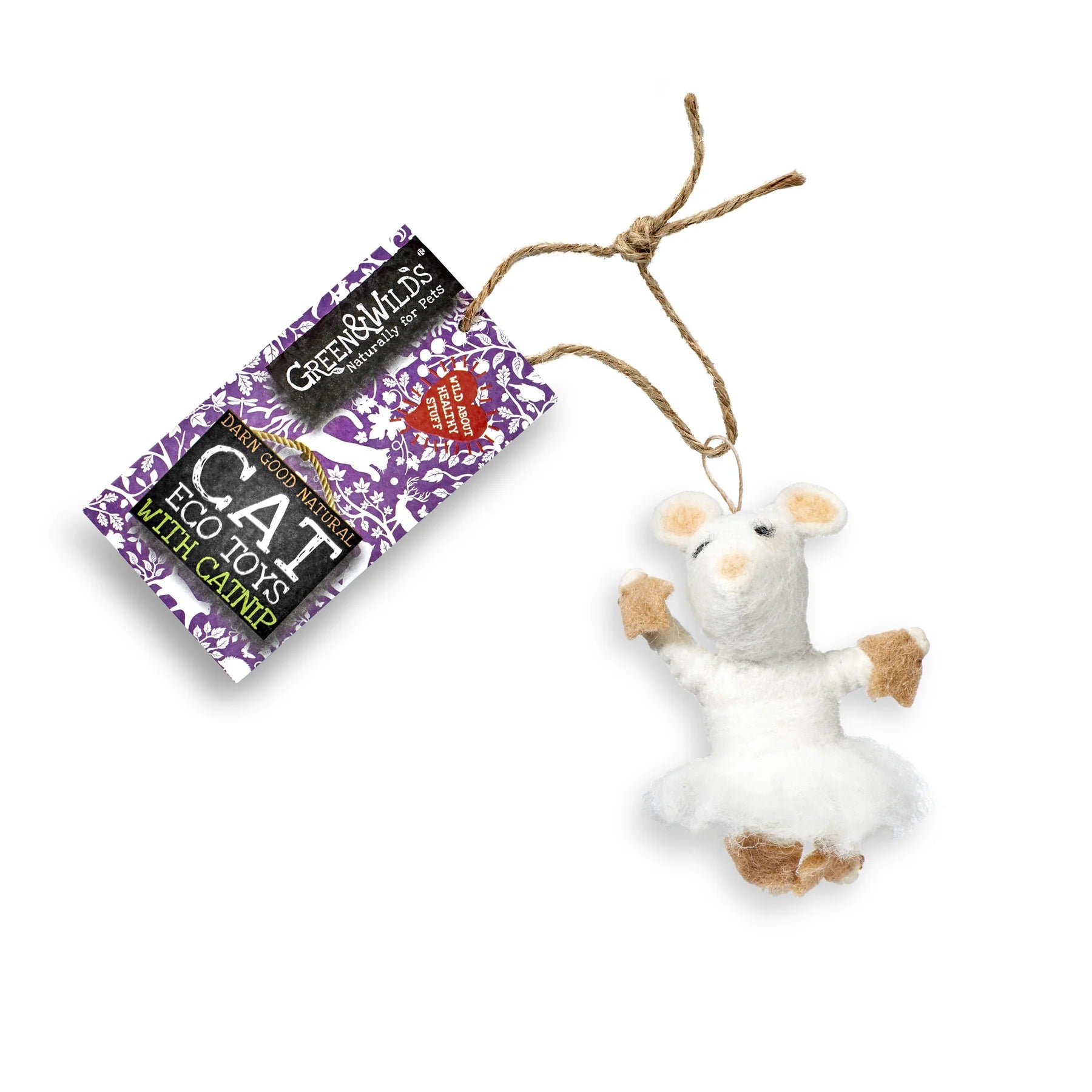 (GW) Natalia Mouse Eco Cat Toy with Catnip