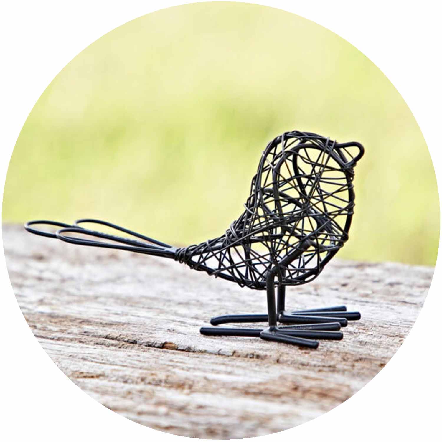 (PH) Mini Wire Bird Ornament