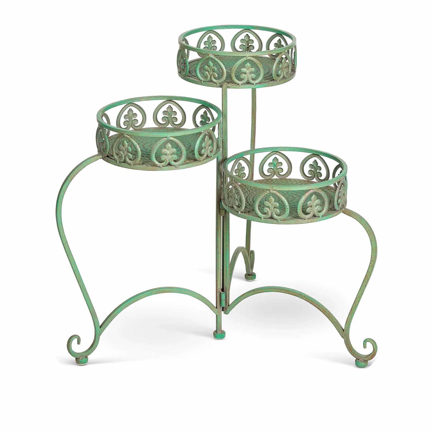 (B) 3 Tier Staggered Plant Stand