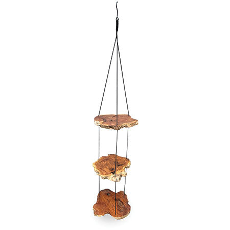 Hanging Tree Root Slices3 Shelves 100cm