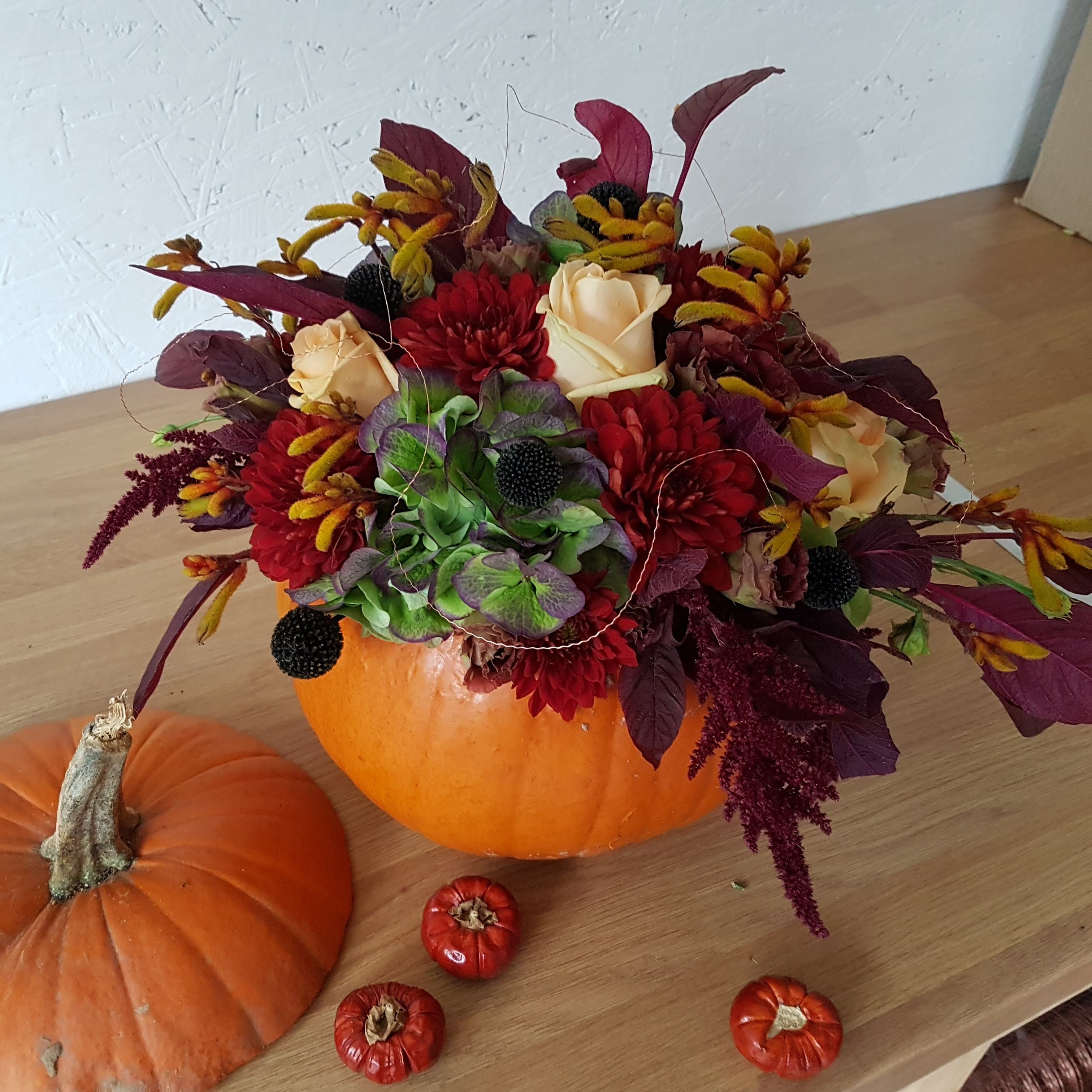 Pumpkin Flower Arrangement Workshop - Sunday 4th Oct