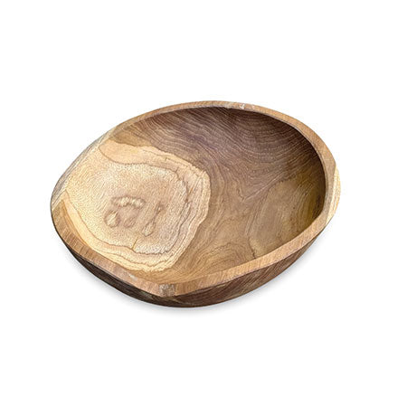 Wooden Rustic table Bowl Small 30cm