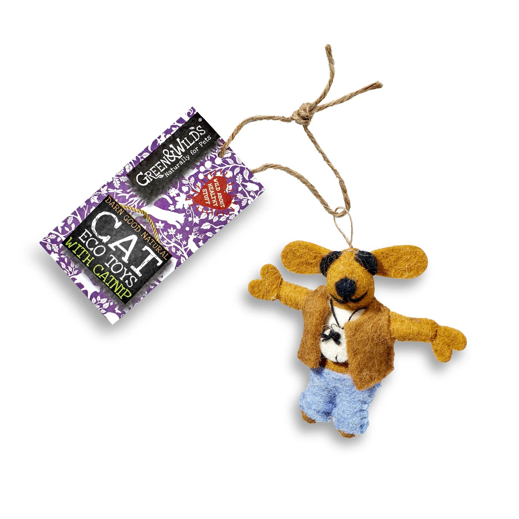 (GW) Hey Dude Eco Cat Toy with Catnip