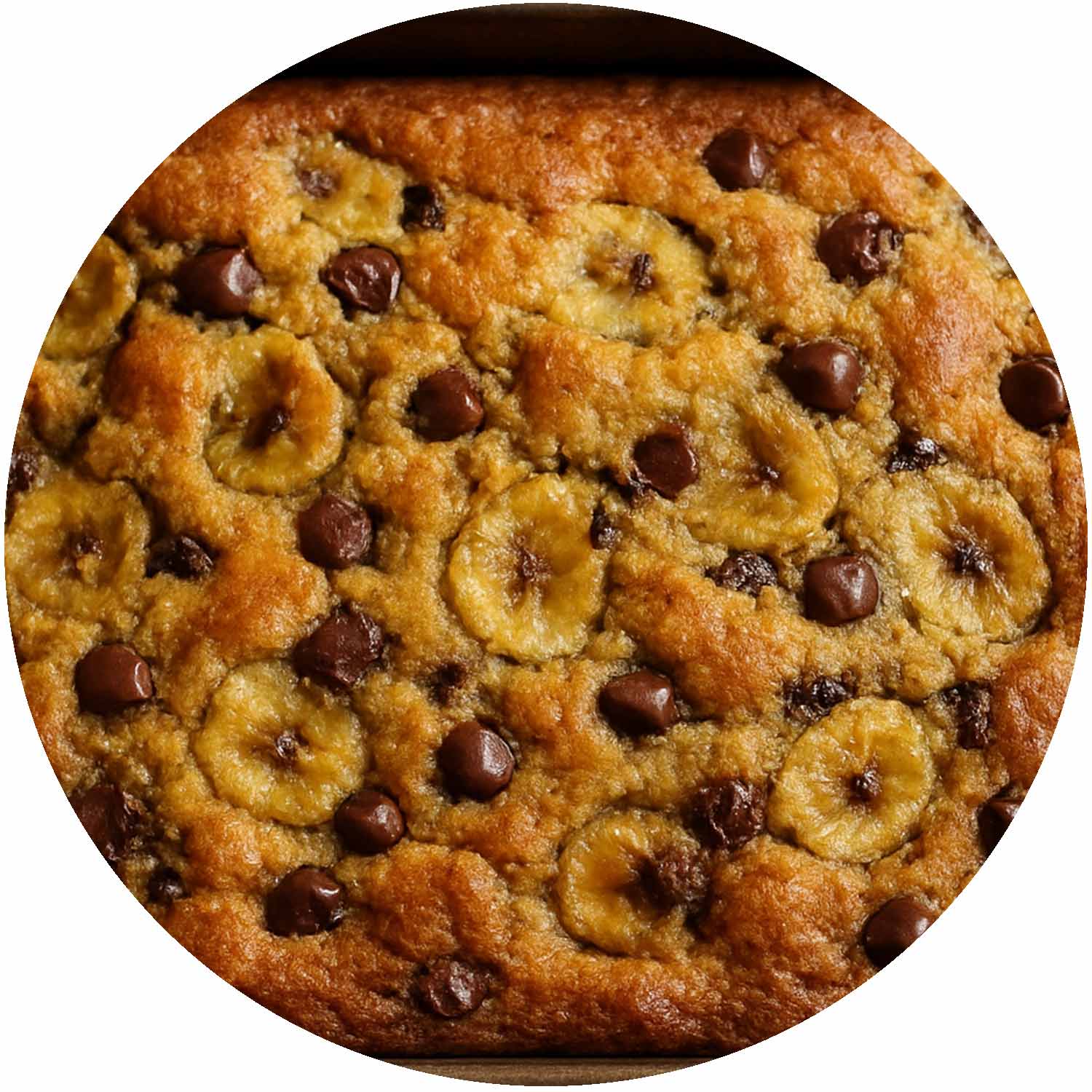 Chocolate and Banana Traybake
