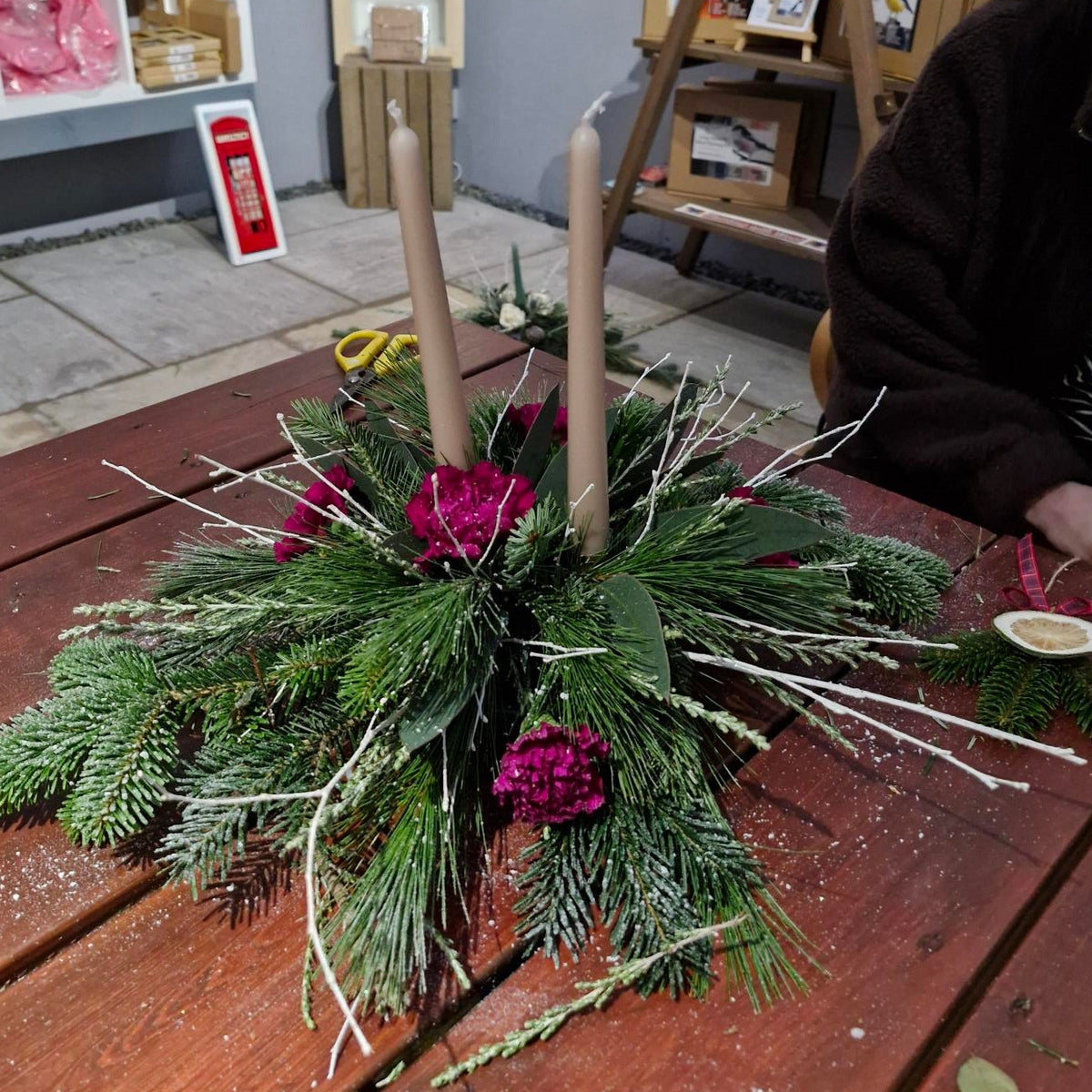 Christmas Table Arrangement Workshop - Sunday 13th December