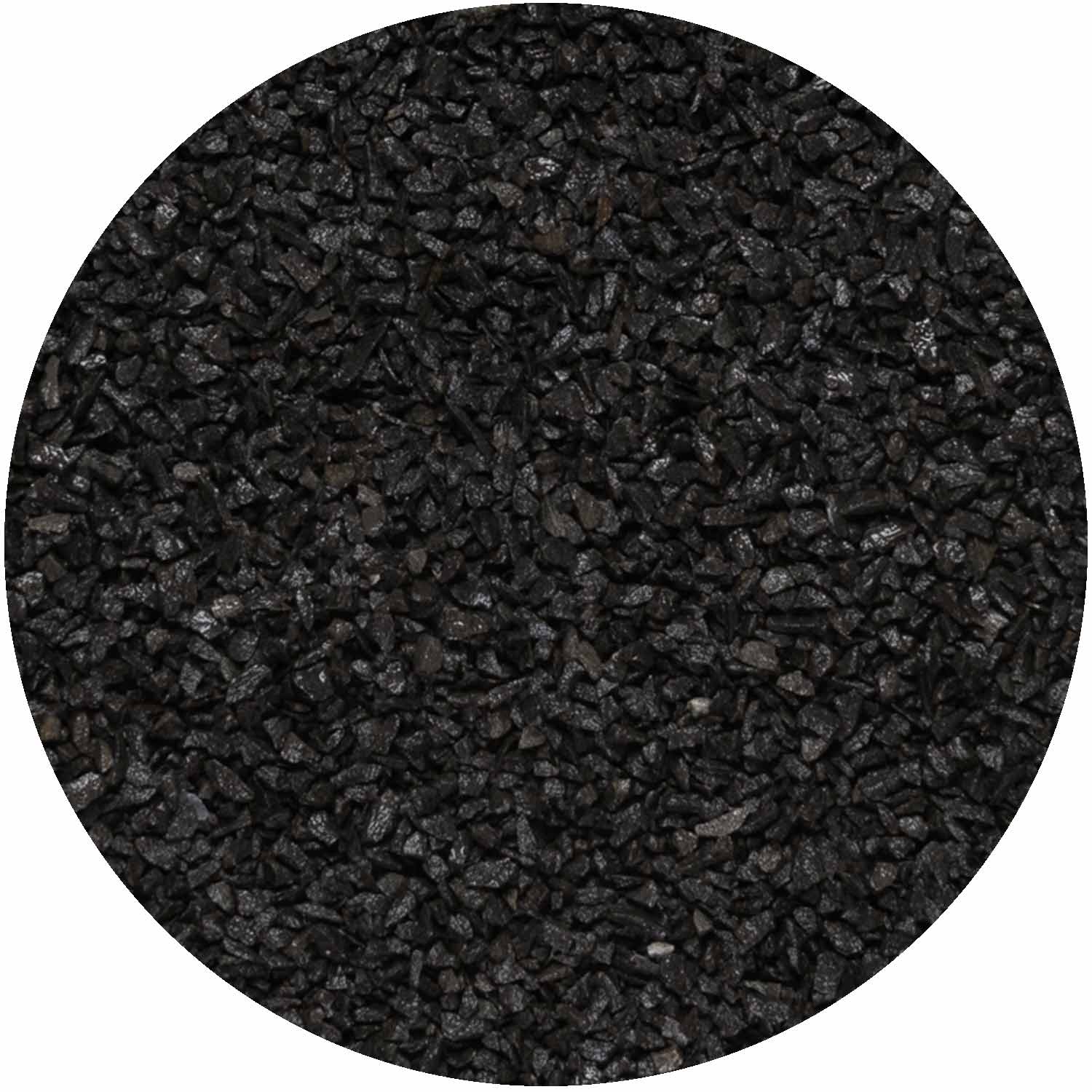 Ebony Black Pot Topper 3-6mm