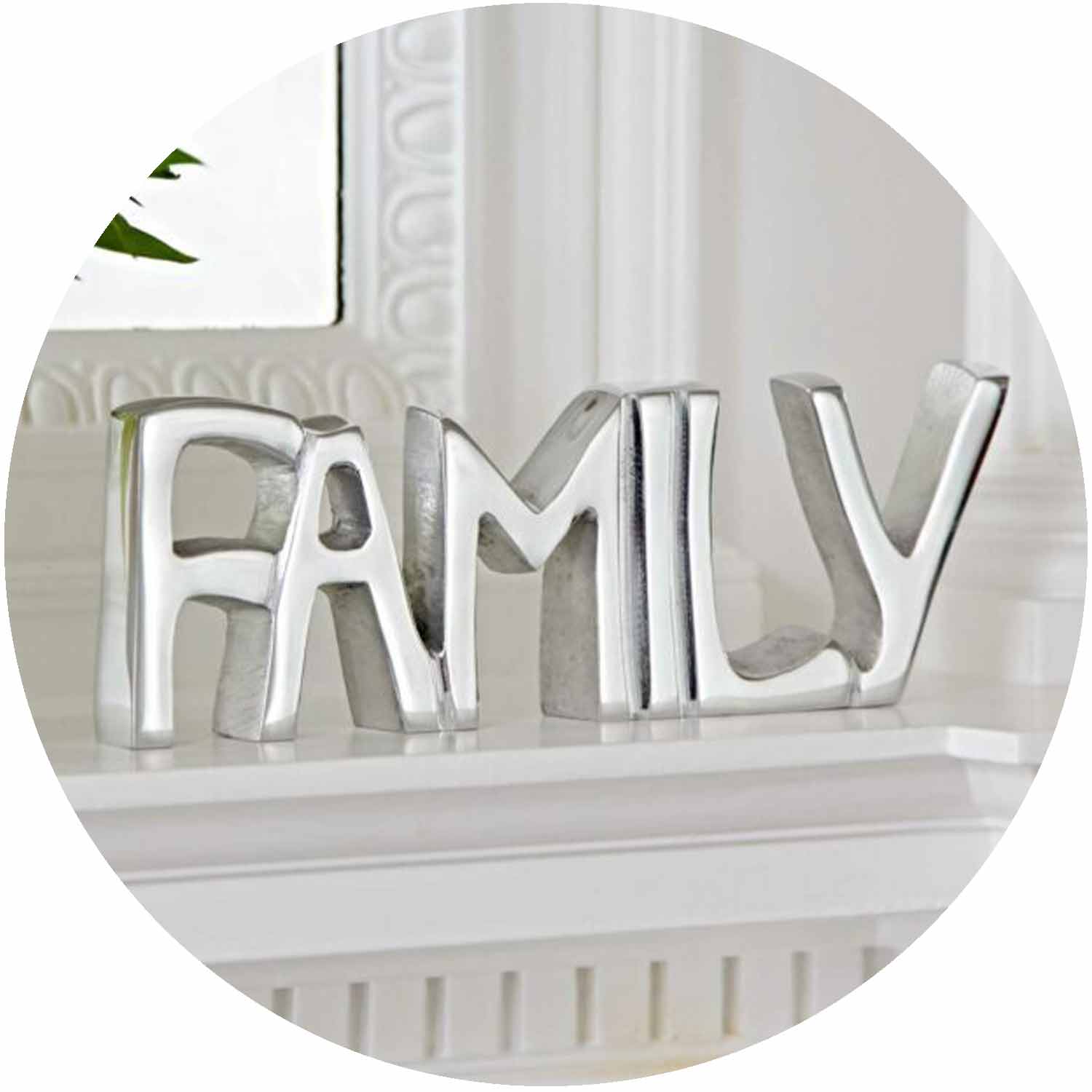 (PH) Stainless Steel FAMILY Sign