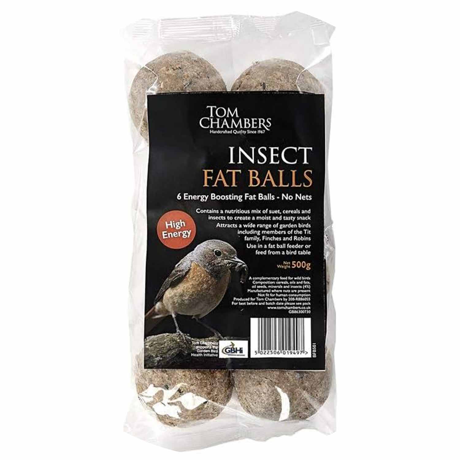 Fat Balls - Insect - No Nets - 6 Pack