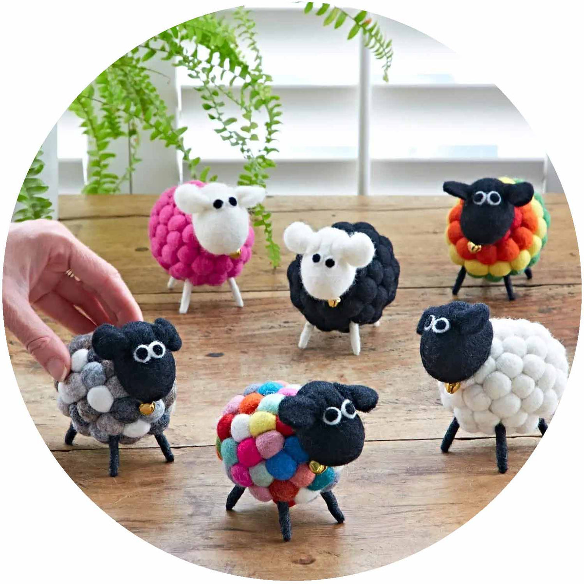 (PH) Felt Sheep Ornament