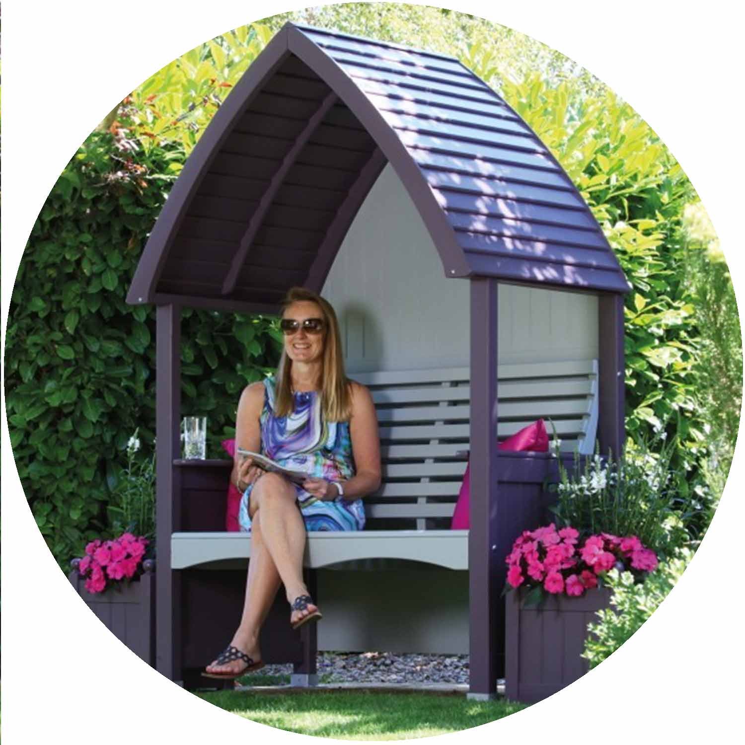 (AFK) Cottage Arbour Lavender & Stone