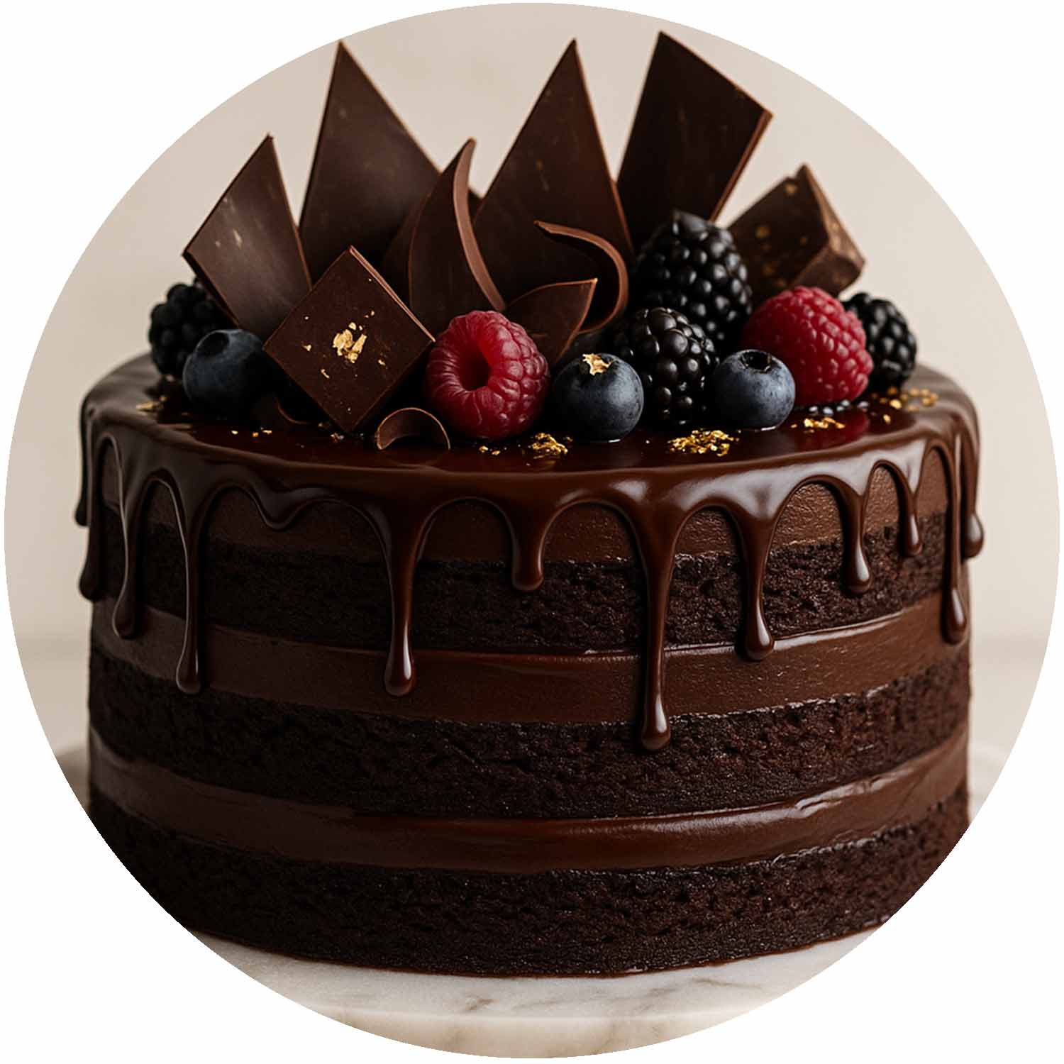 Luxury Chocolate Fudge Cake