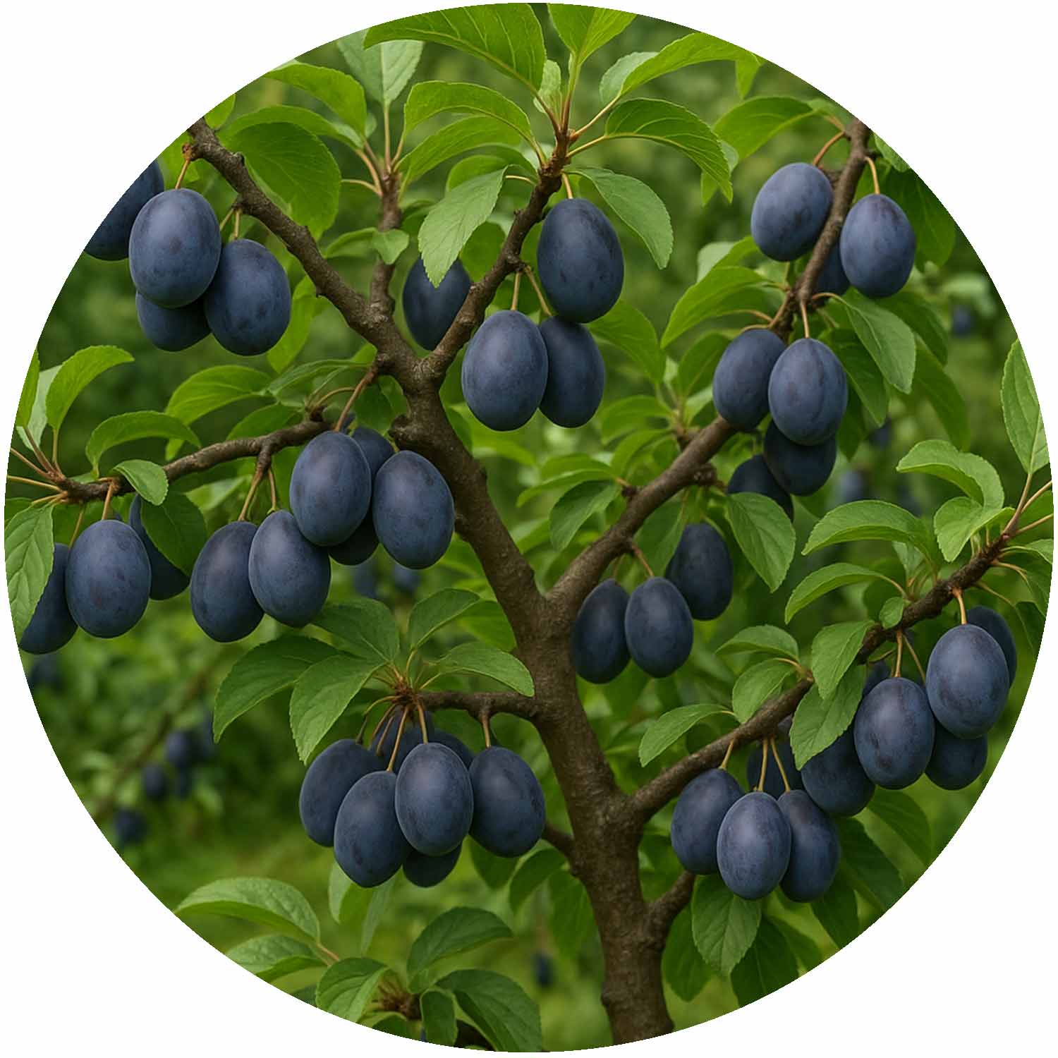 (D) Prunus Merry Damson (Plum) 12L