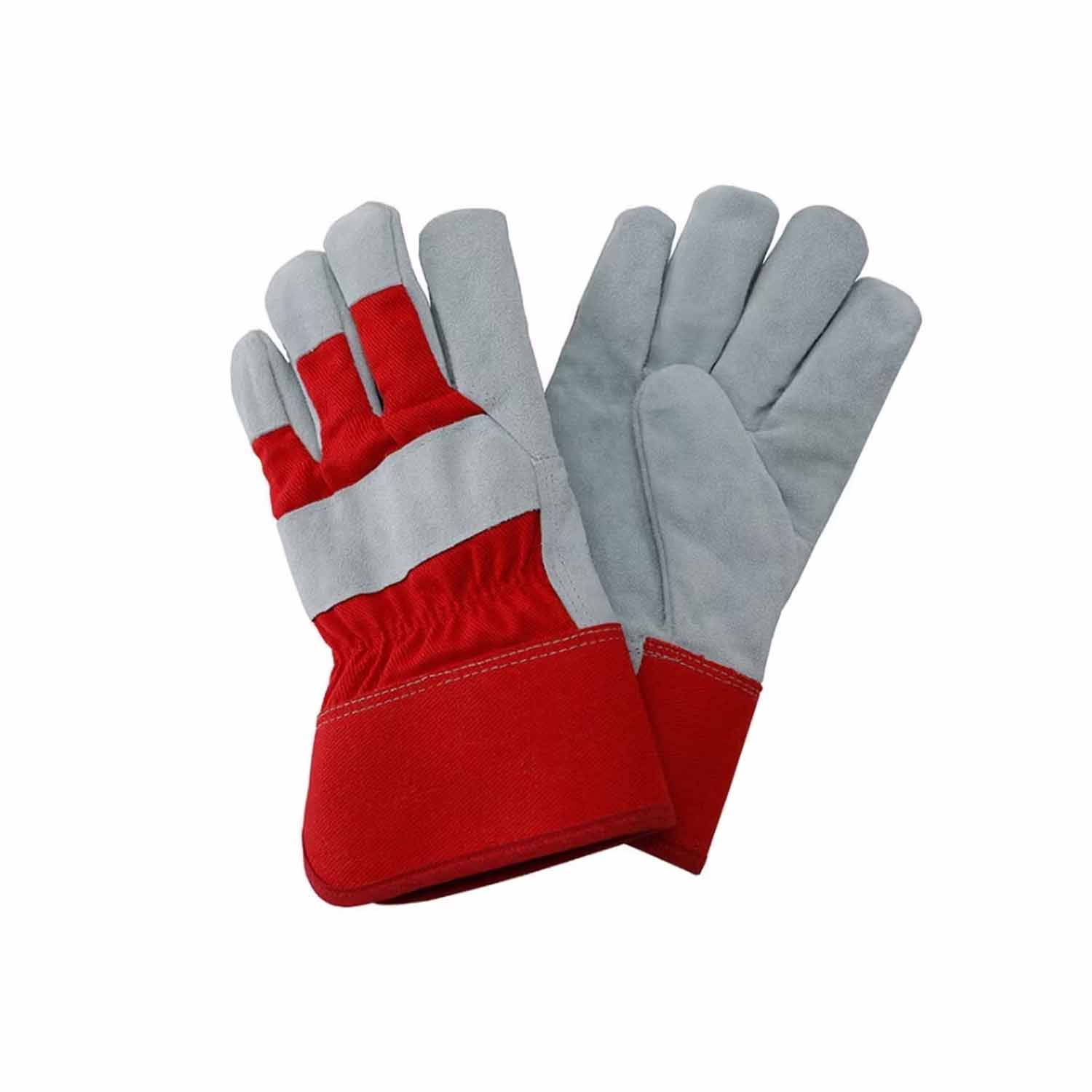 Kent & Stowe Red Fleece Lined Rigger Gloves - Medium
