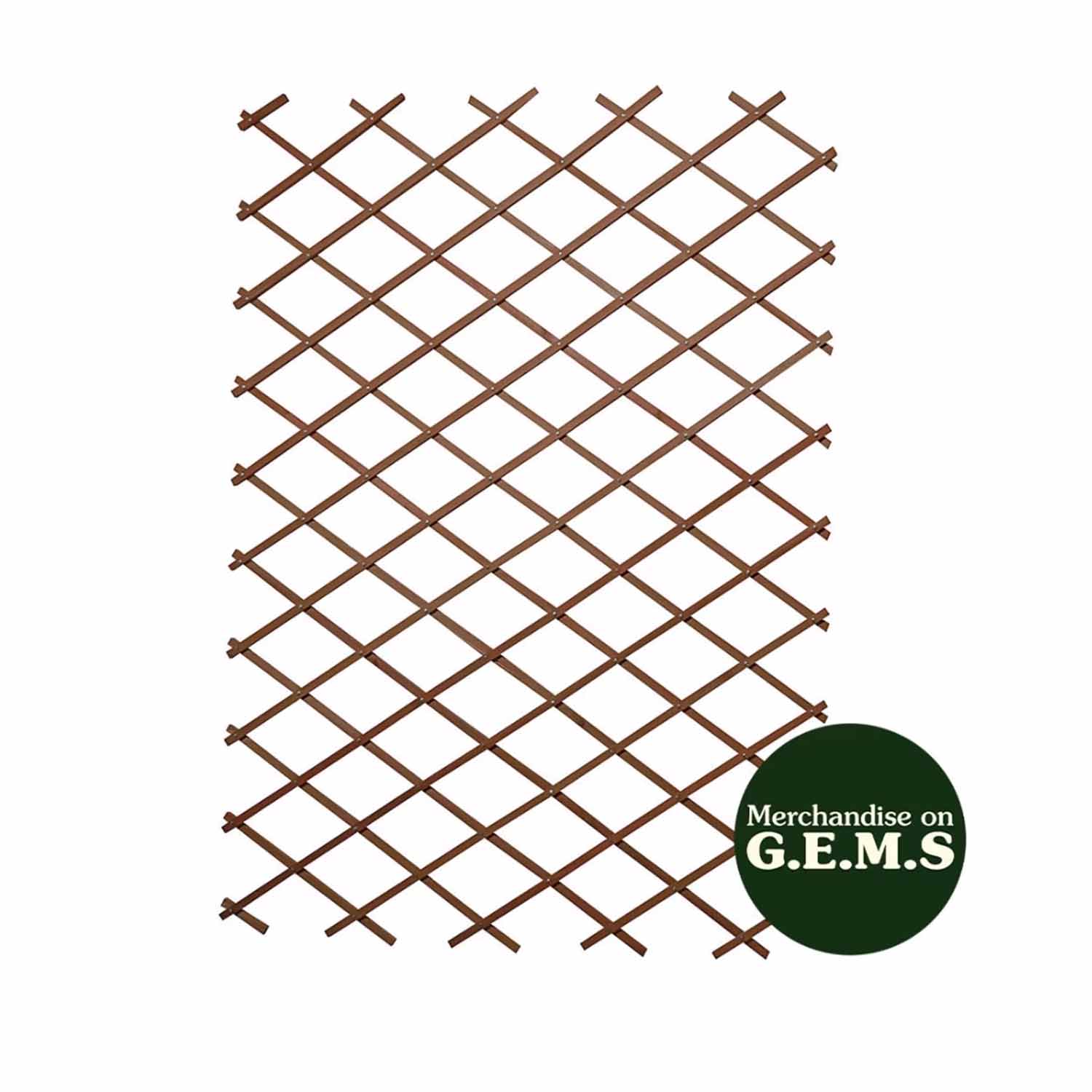 1.8m x 0.6m Riveted Garden Trellis - Tan