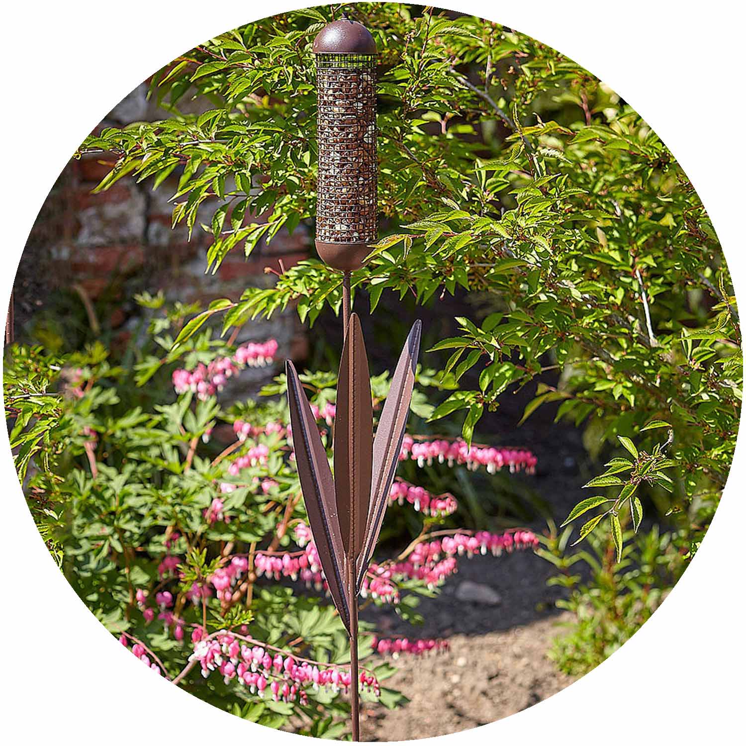 Rustic Reed Peanut Garden Border Feeder