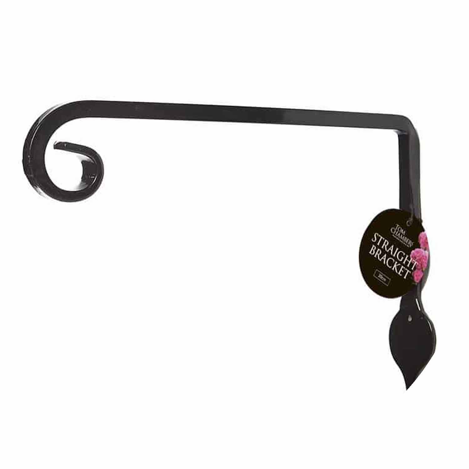 (TC) Straight Bracket With Leaf Detail - 30cm