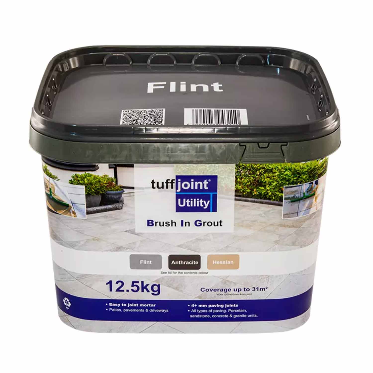 Tuffjoint Utility Jointing Mortar Flint 12.5kg