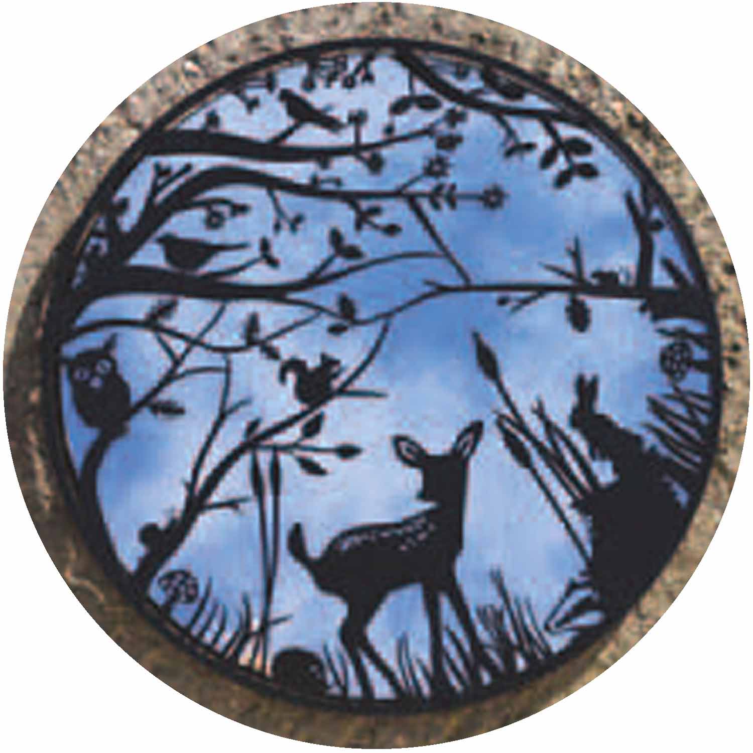 (EC) Mirrored Woodland Animals 45cm