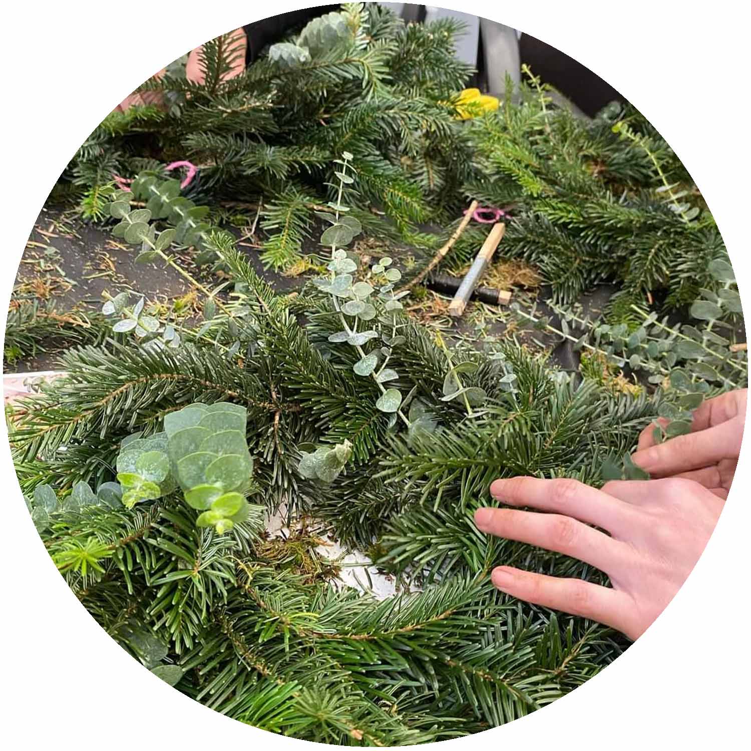 Christmas Wreath Making Workshop -  Saturday 29th Nov 2025