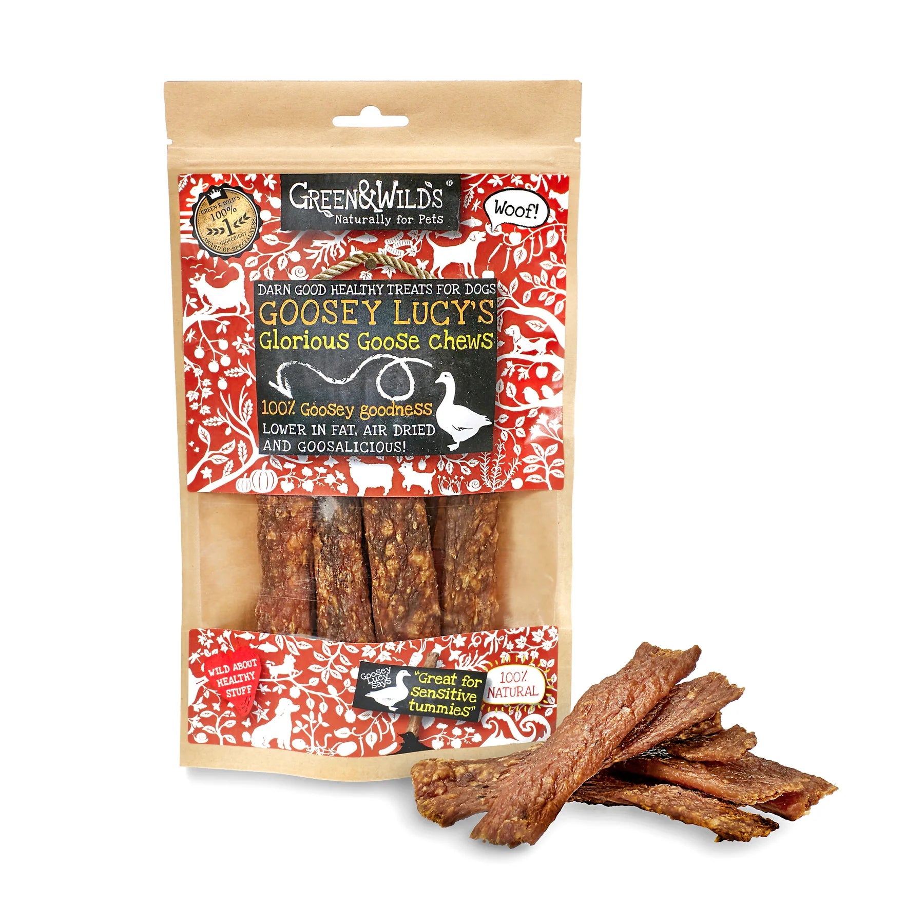 (GW) Goosey Lucy's Goose Chews 100g