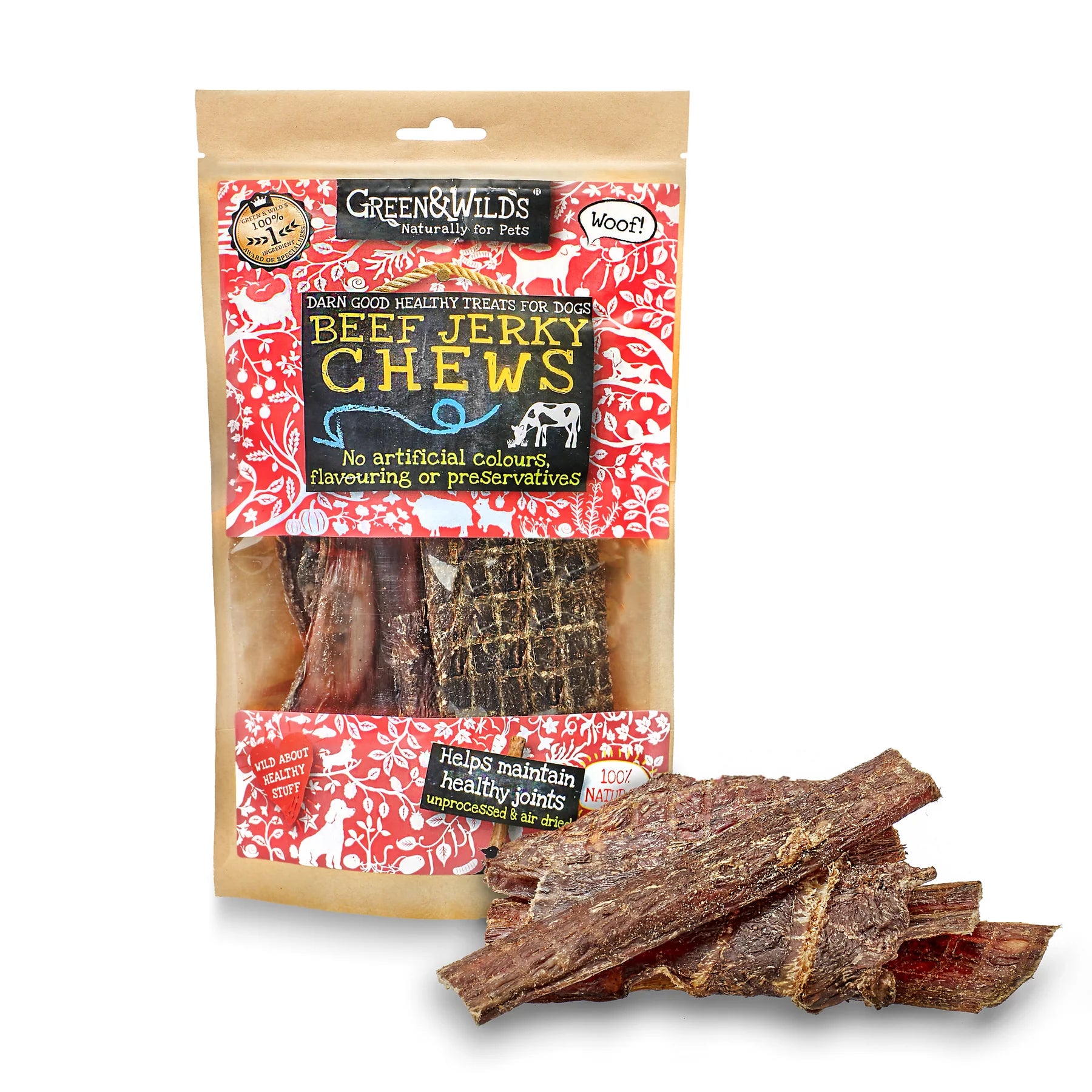 (GW) Beef Jerky Chews 100g