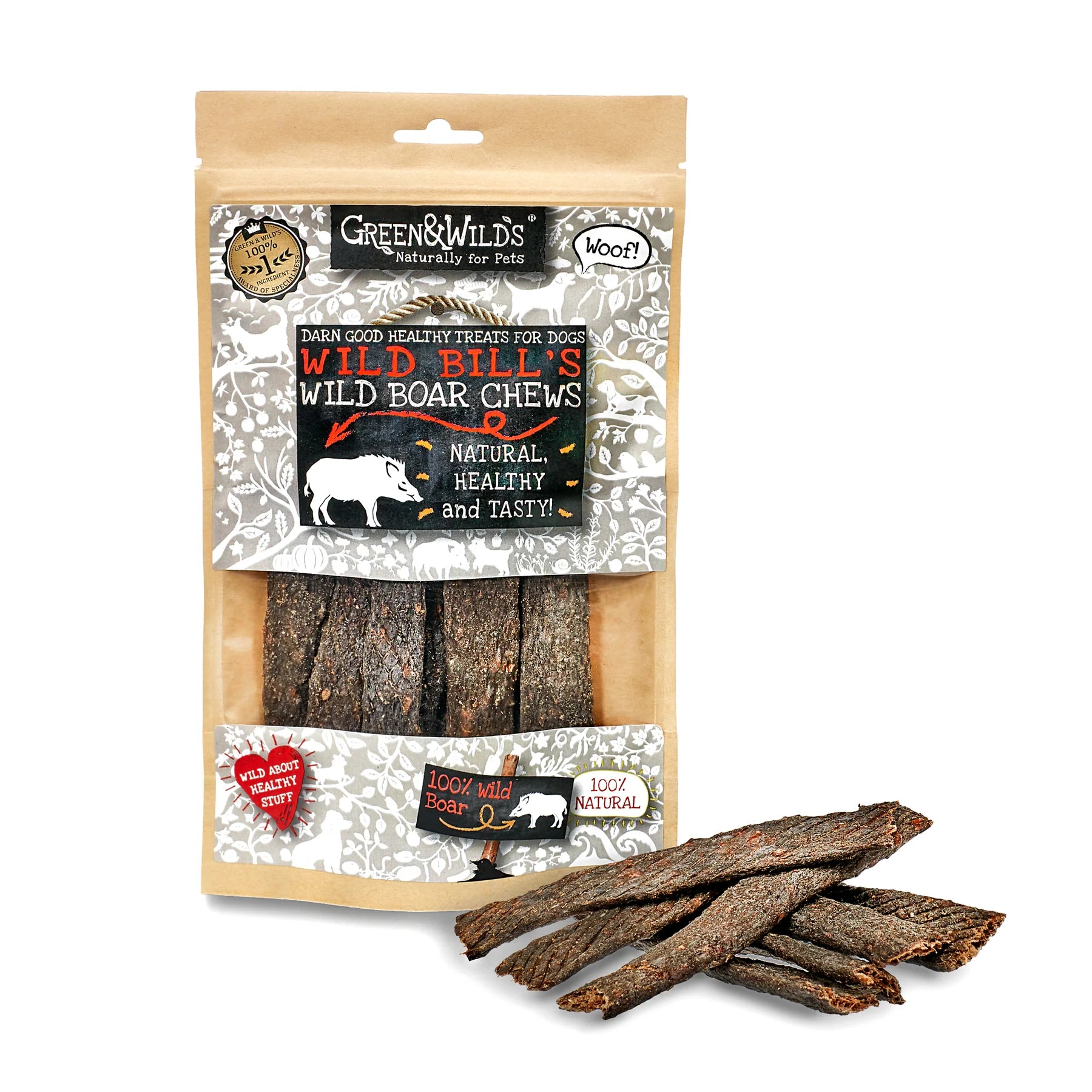 (GW) Wild Boar Chews 100g