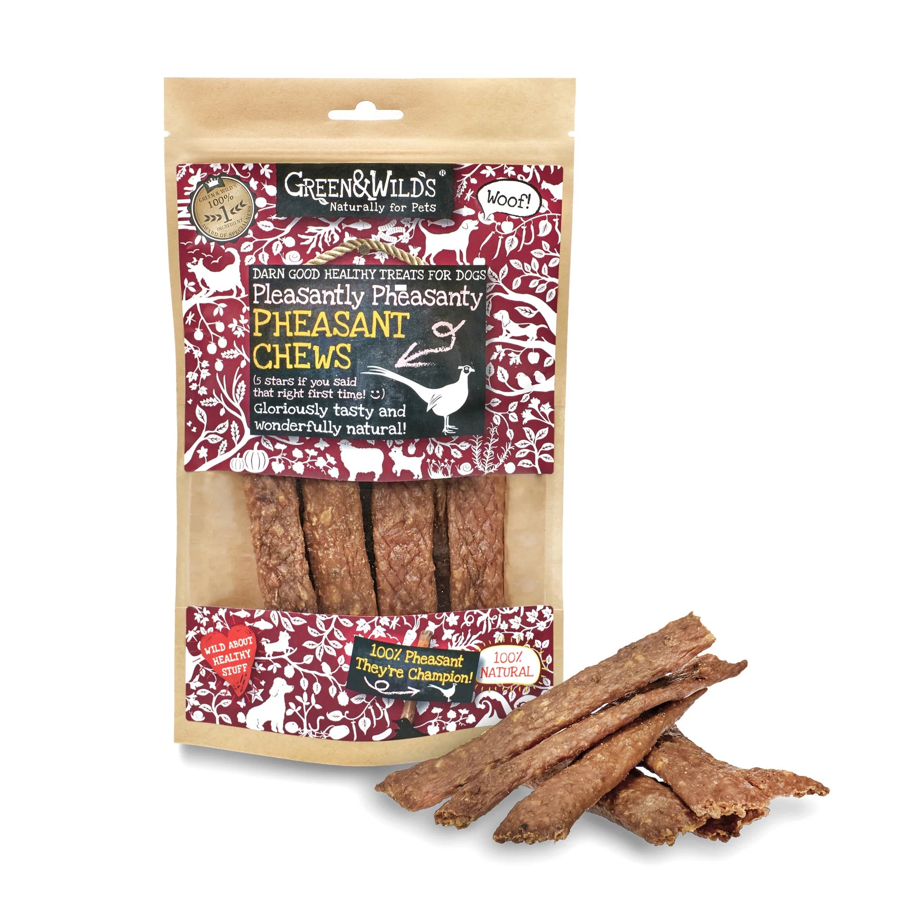 (GW) Pheasant Chews 100g