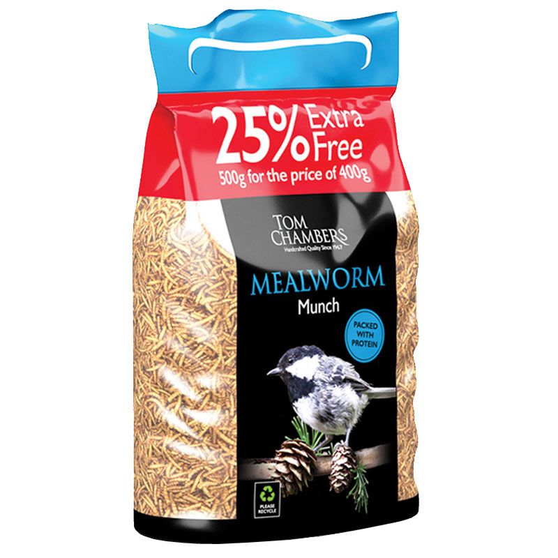 Mealworm Munch 400G - 25% Free 500G